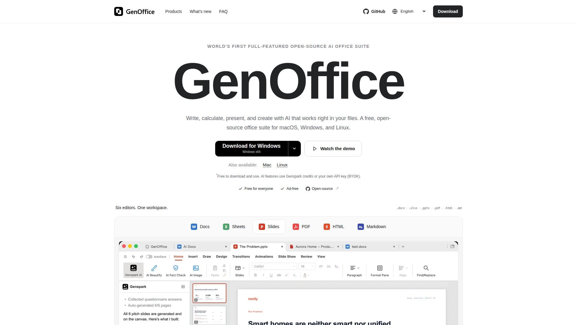 GenOffice screenshot