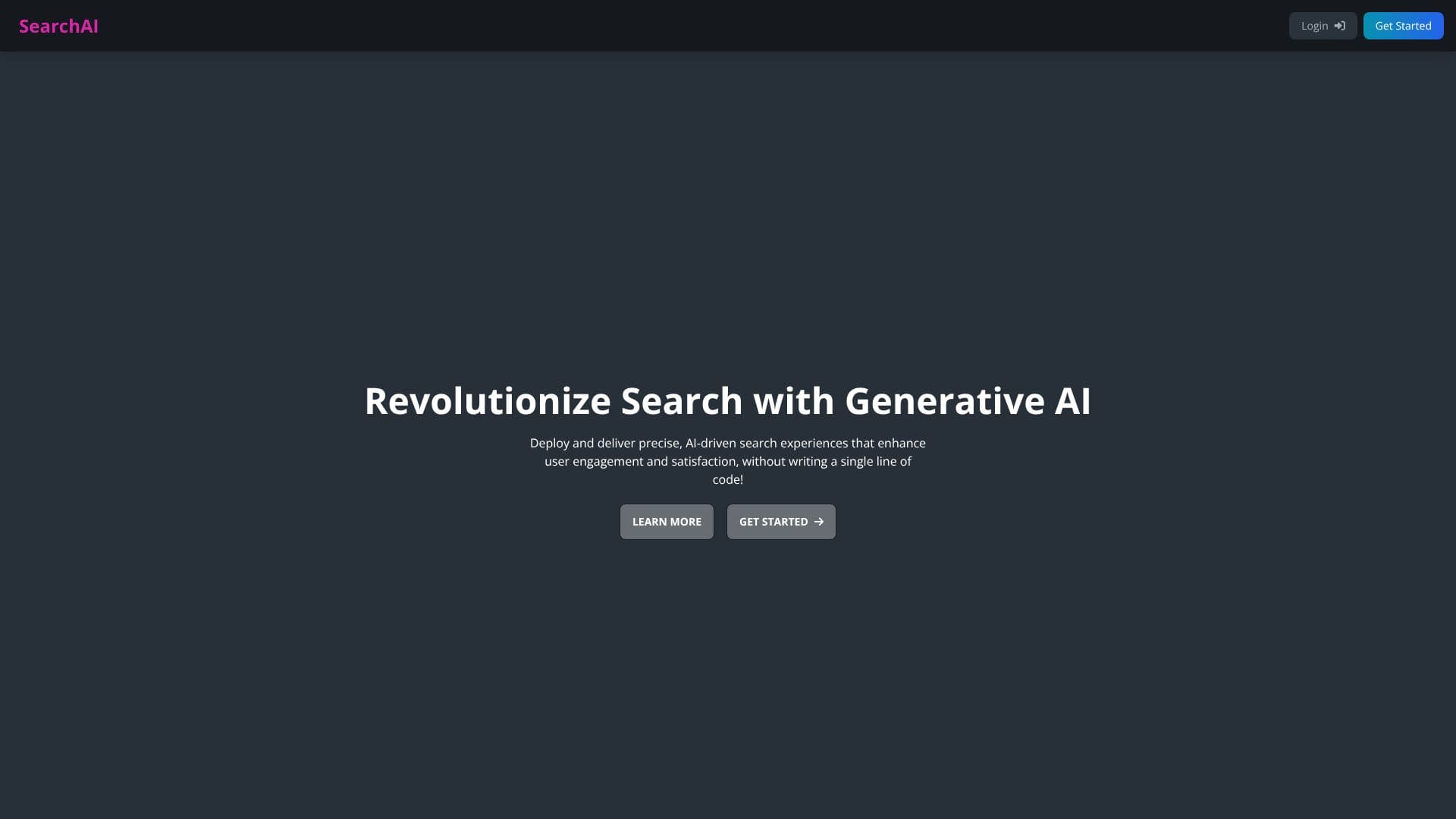 Screenshot von GenSearch