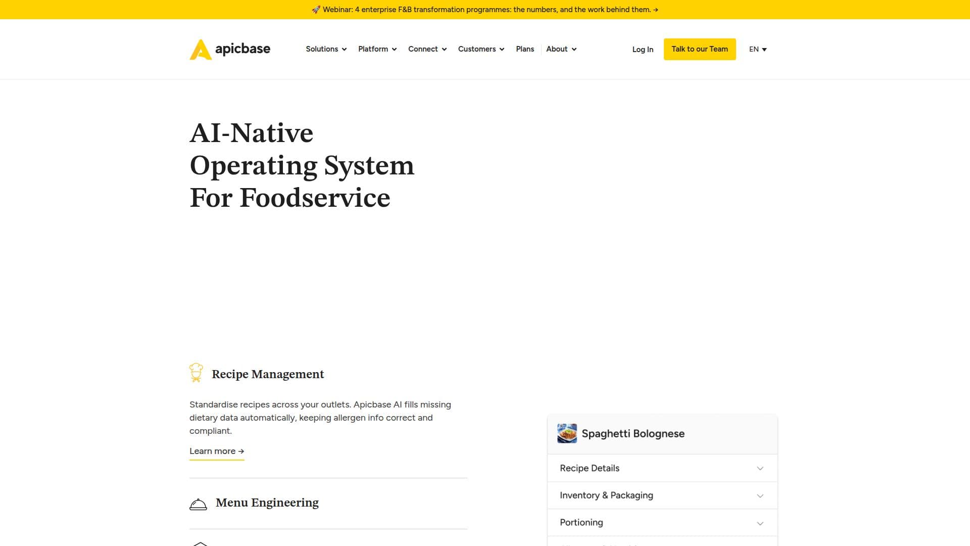 Apicbase screenshot