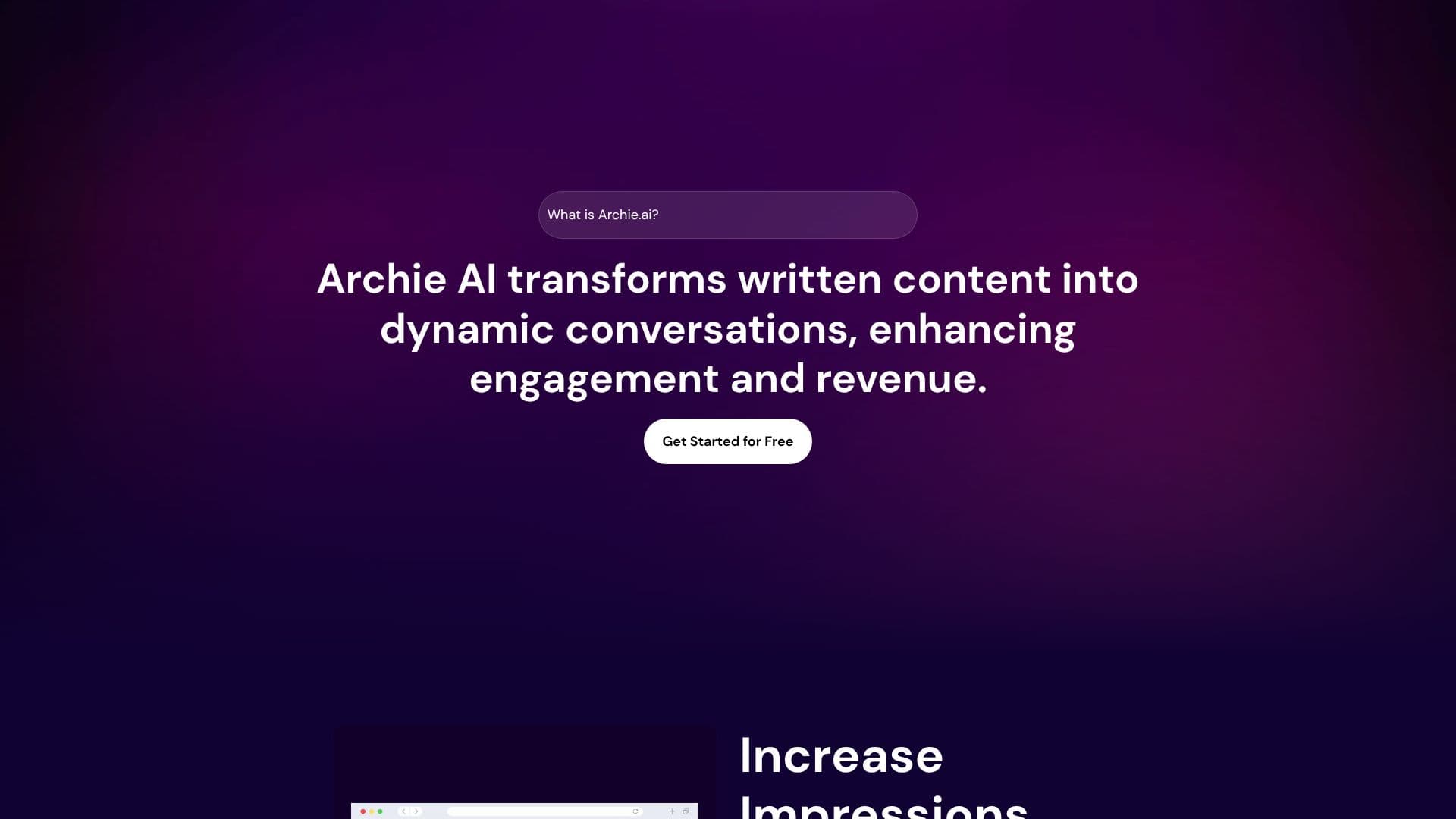 Archie A.I. 截图