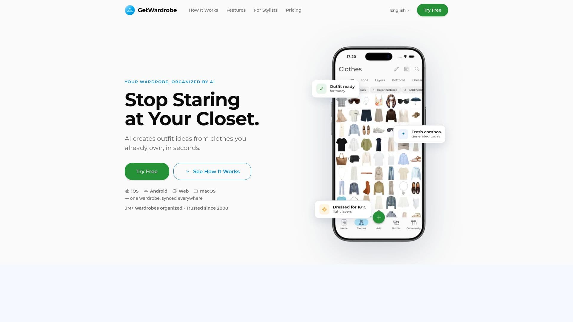 GetWardrobe - AI Wardrobe App screenshot