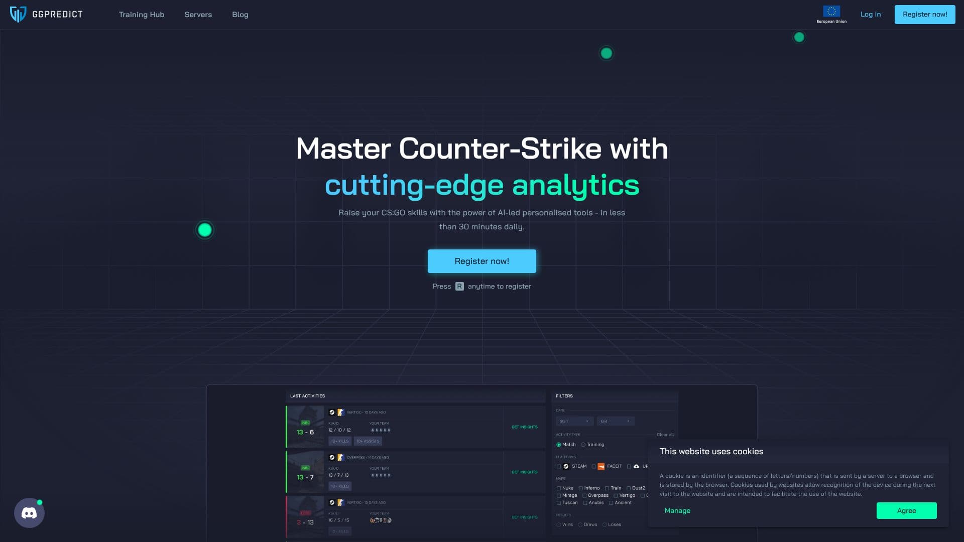 GGPredict.io 스크린샷