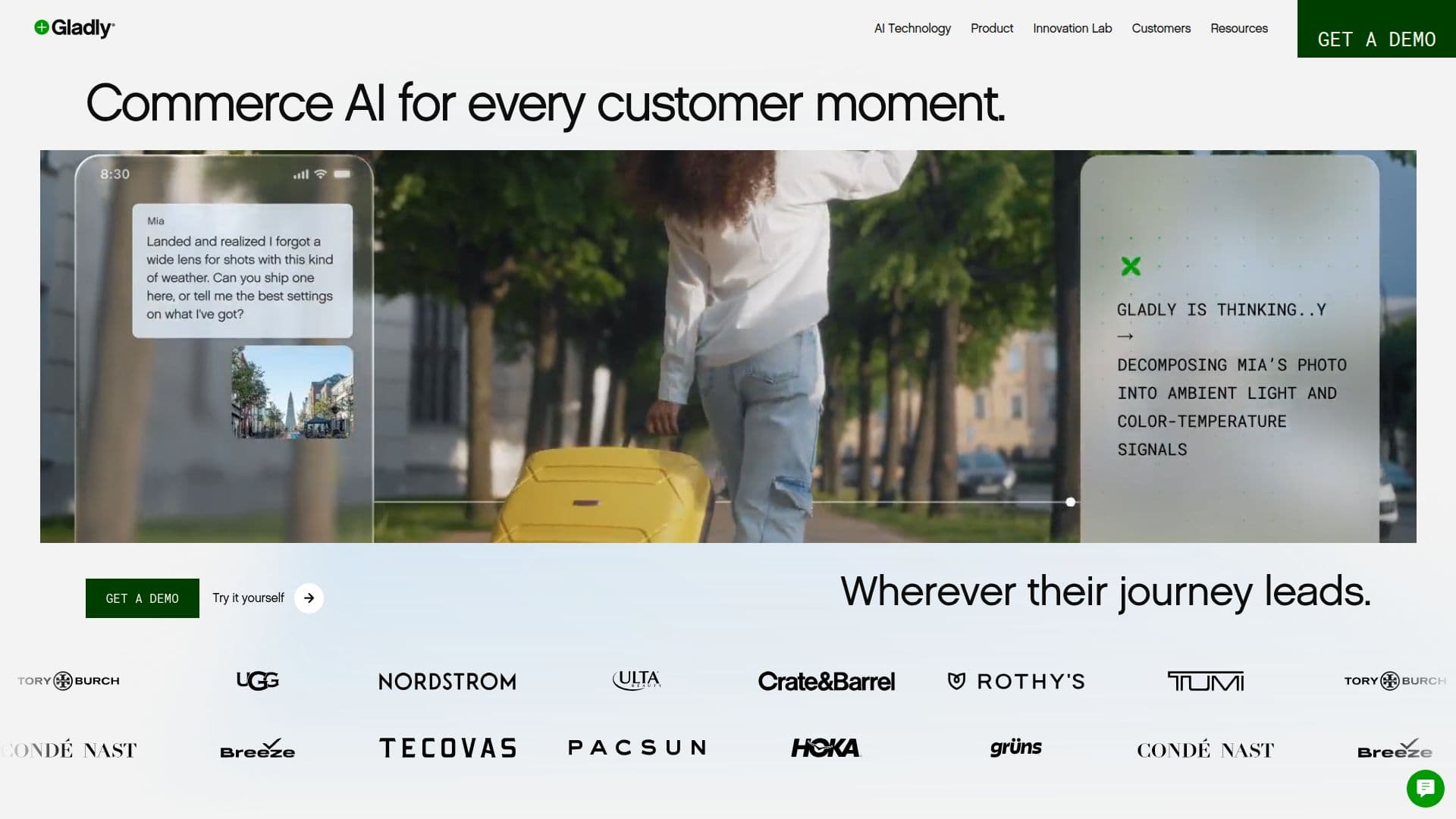 Gladly AI Commerce Platform screenshot