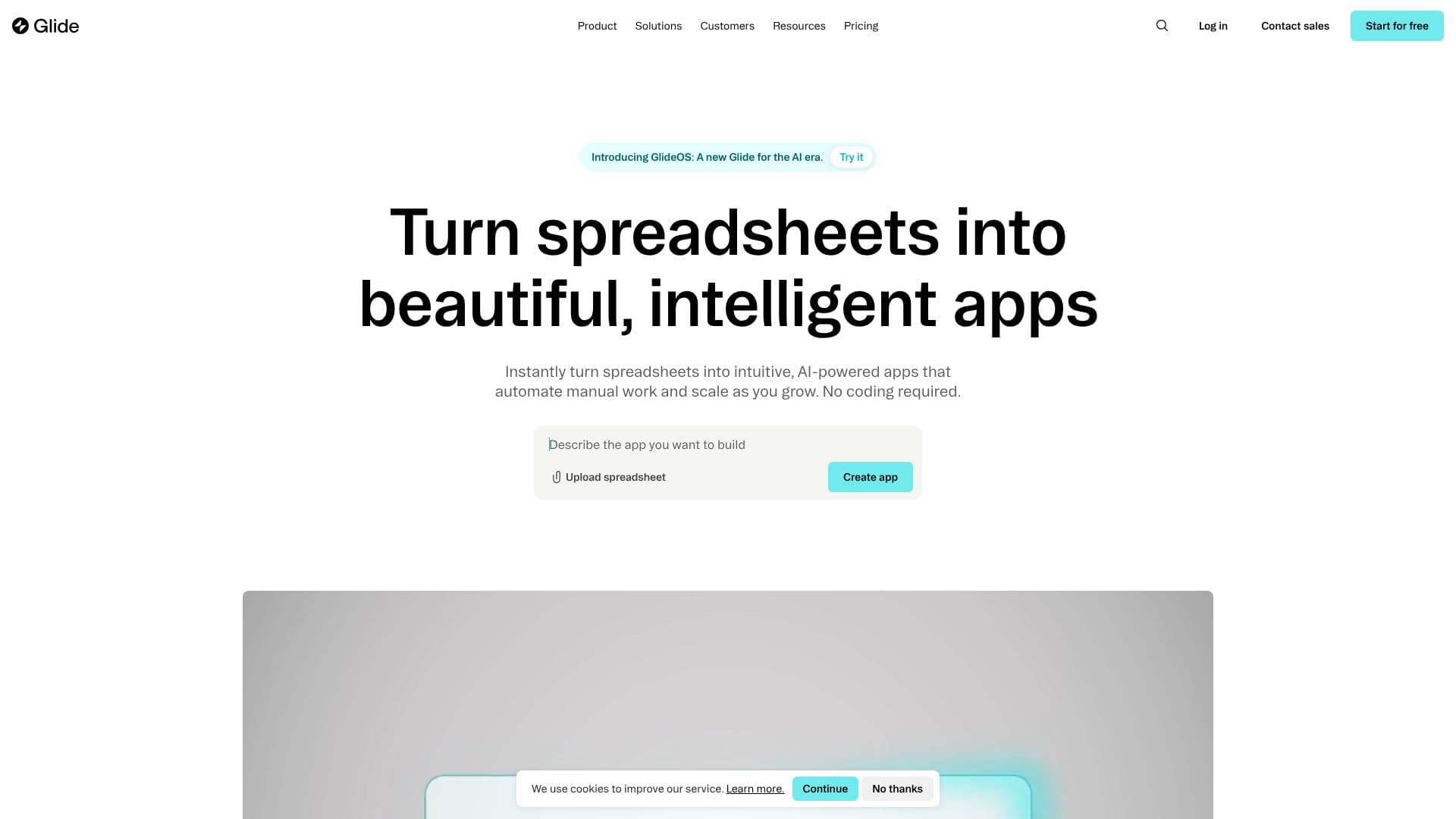 Glide No Code App Builder screenshot
