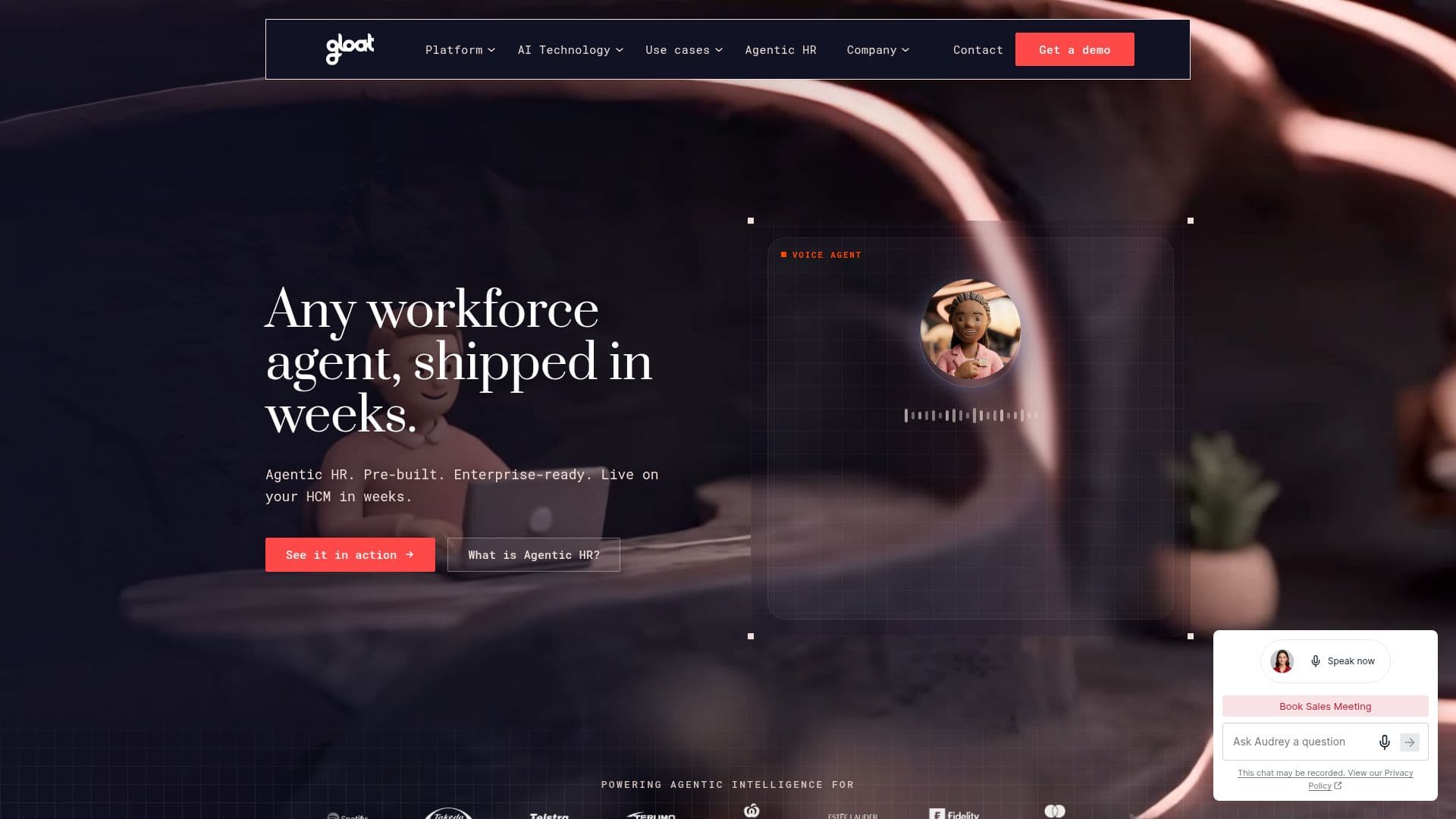 Gloat - Агентная HR платформа screenshot