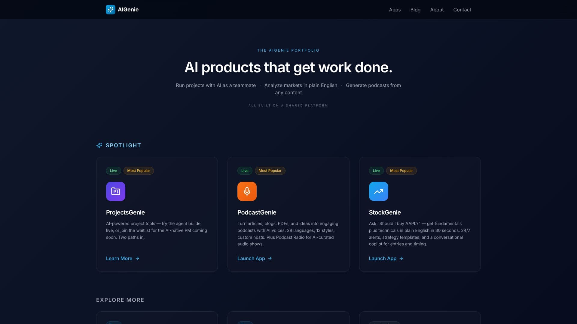 AIGenie screenshot