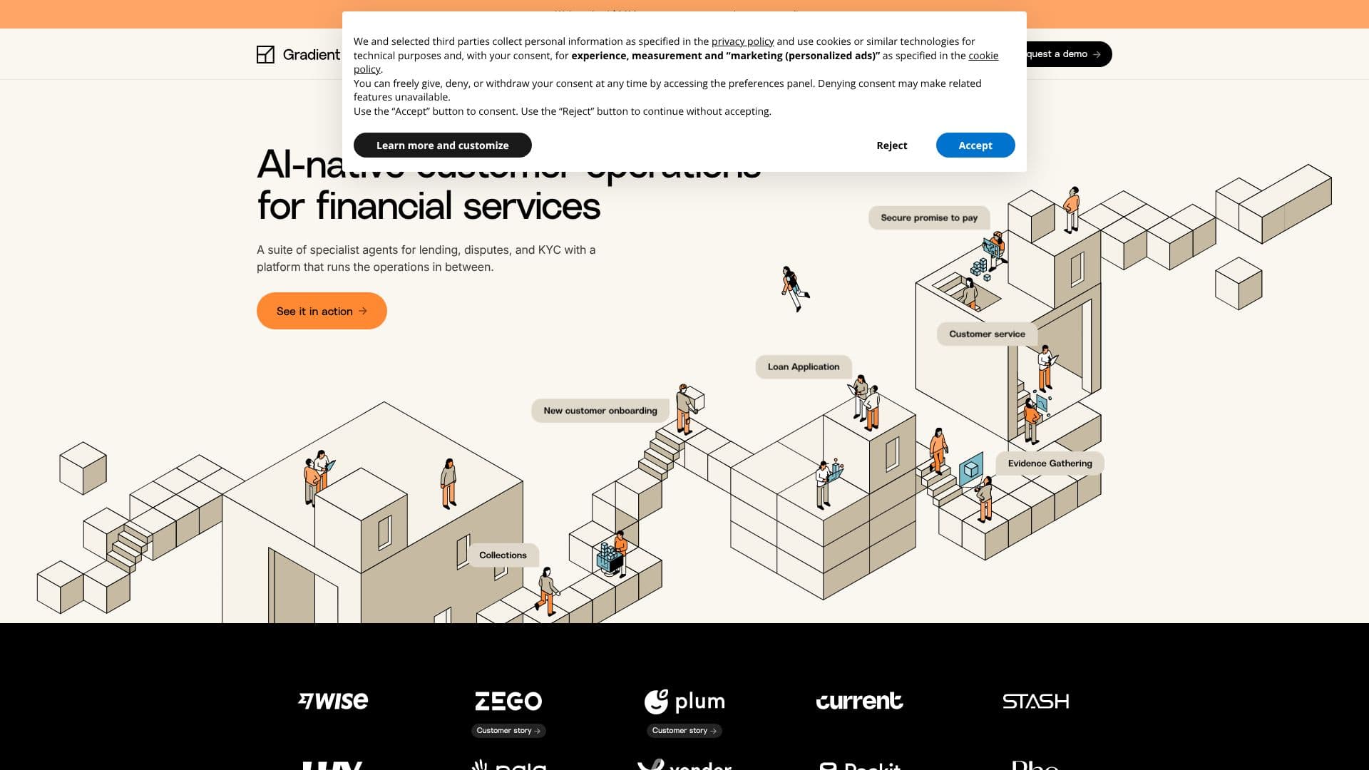 Gradient Labs screenshot