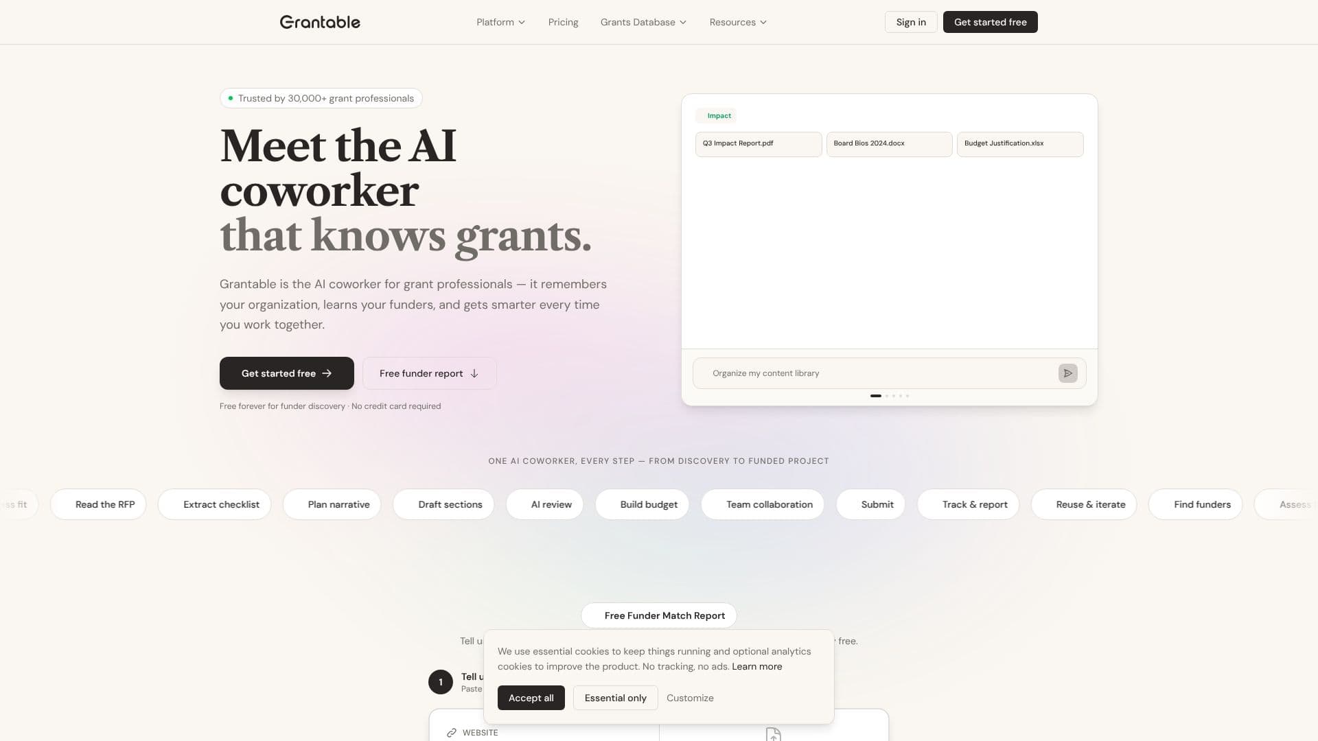 Grantable screenshot