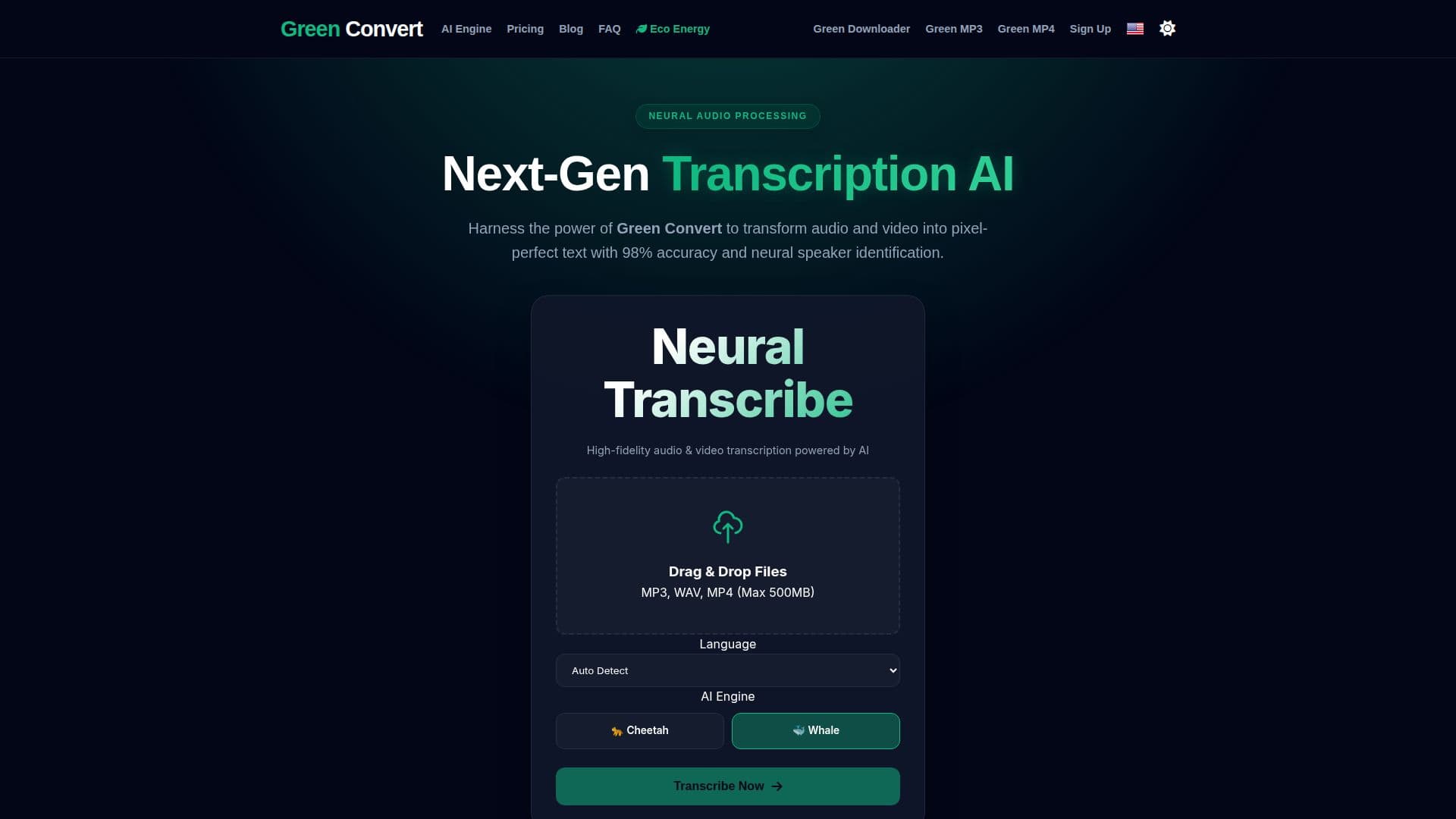 Captura de pantalla de GreenConvert
