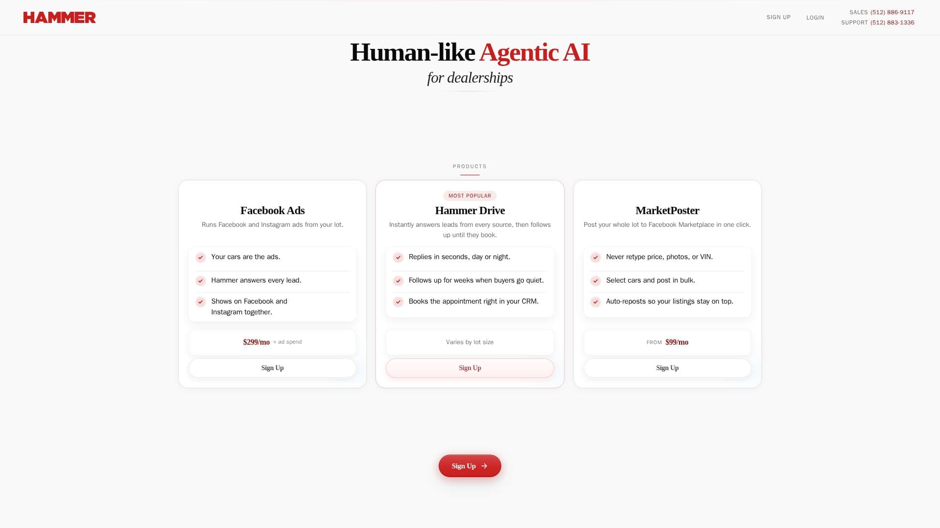Hammer AI : IA pour Concessionnaires Automobiles screenshot