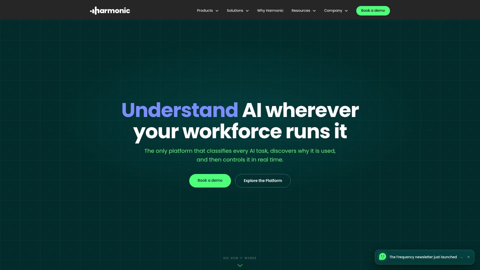 Harmonic Security Platform screenshot