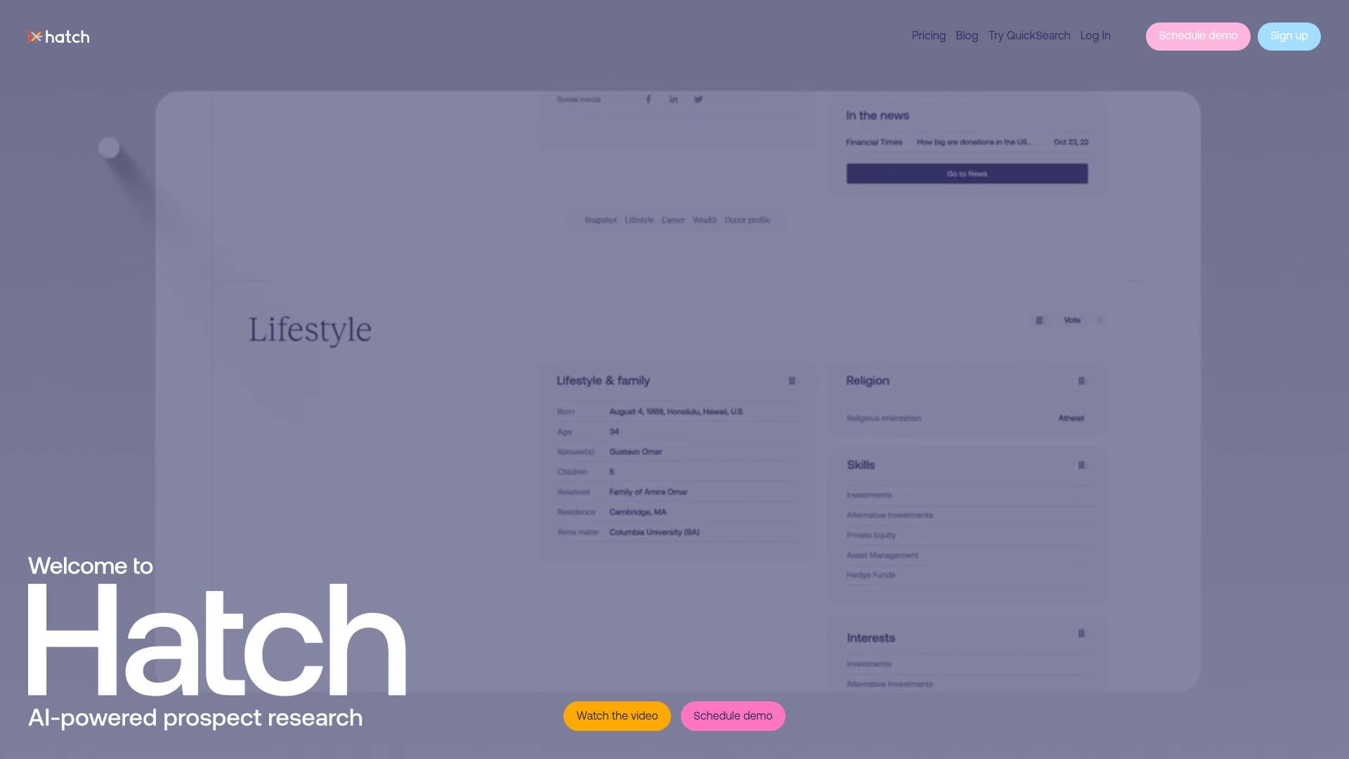 Hatch - Платформа Интеллекта Пожертвований screenshot
