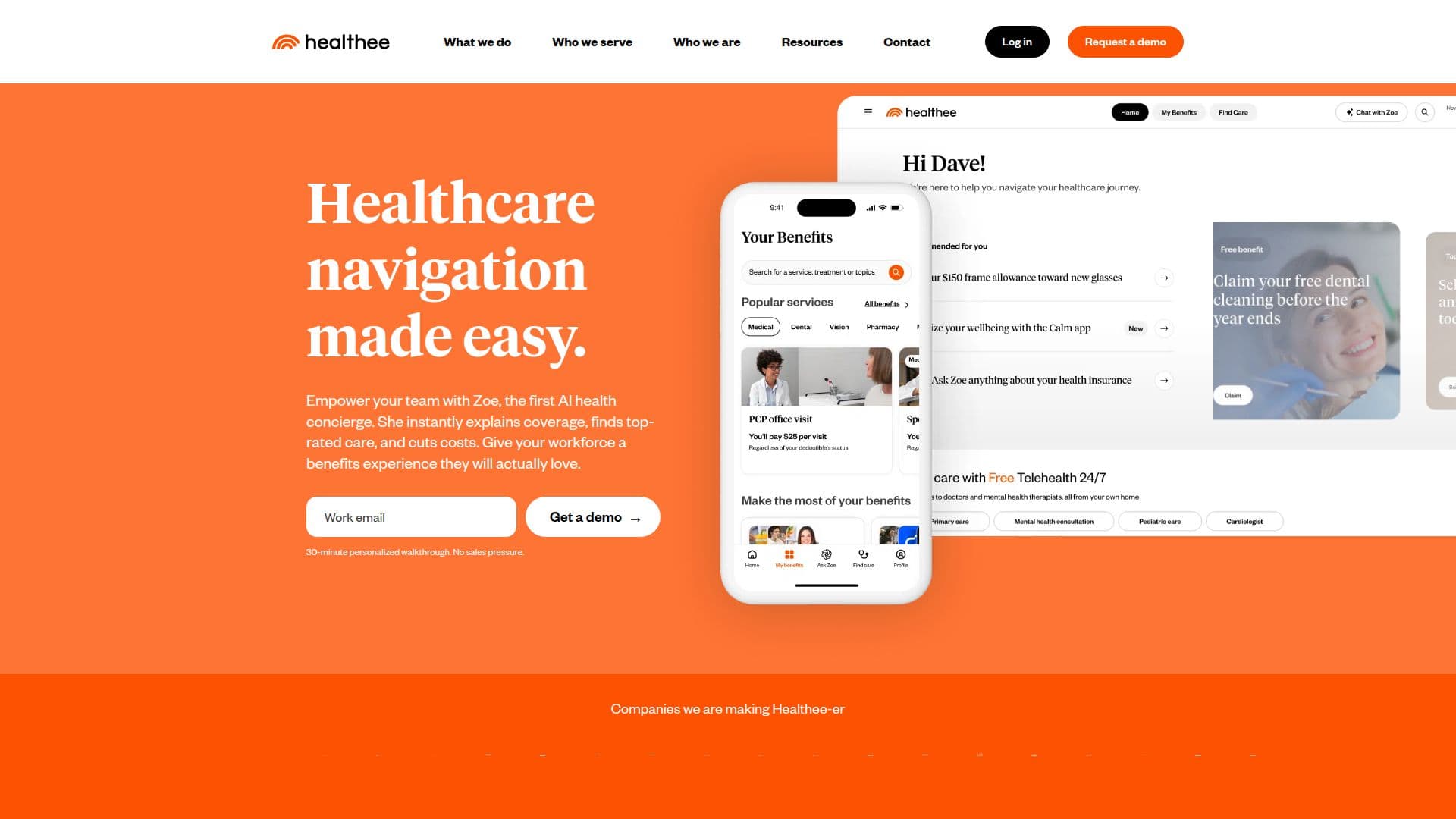 Healthee AI Navigation Santé screenshot
