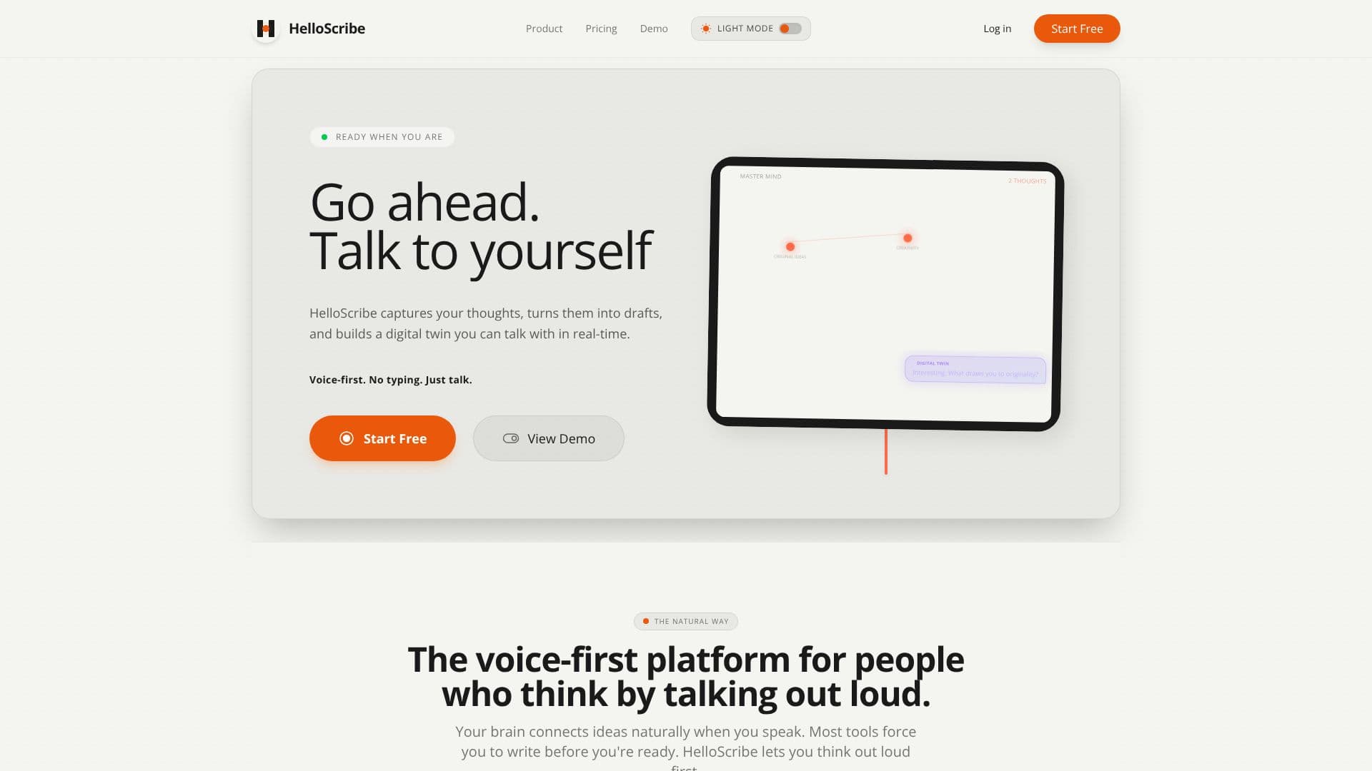 HelloScribe screenshot