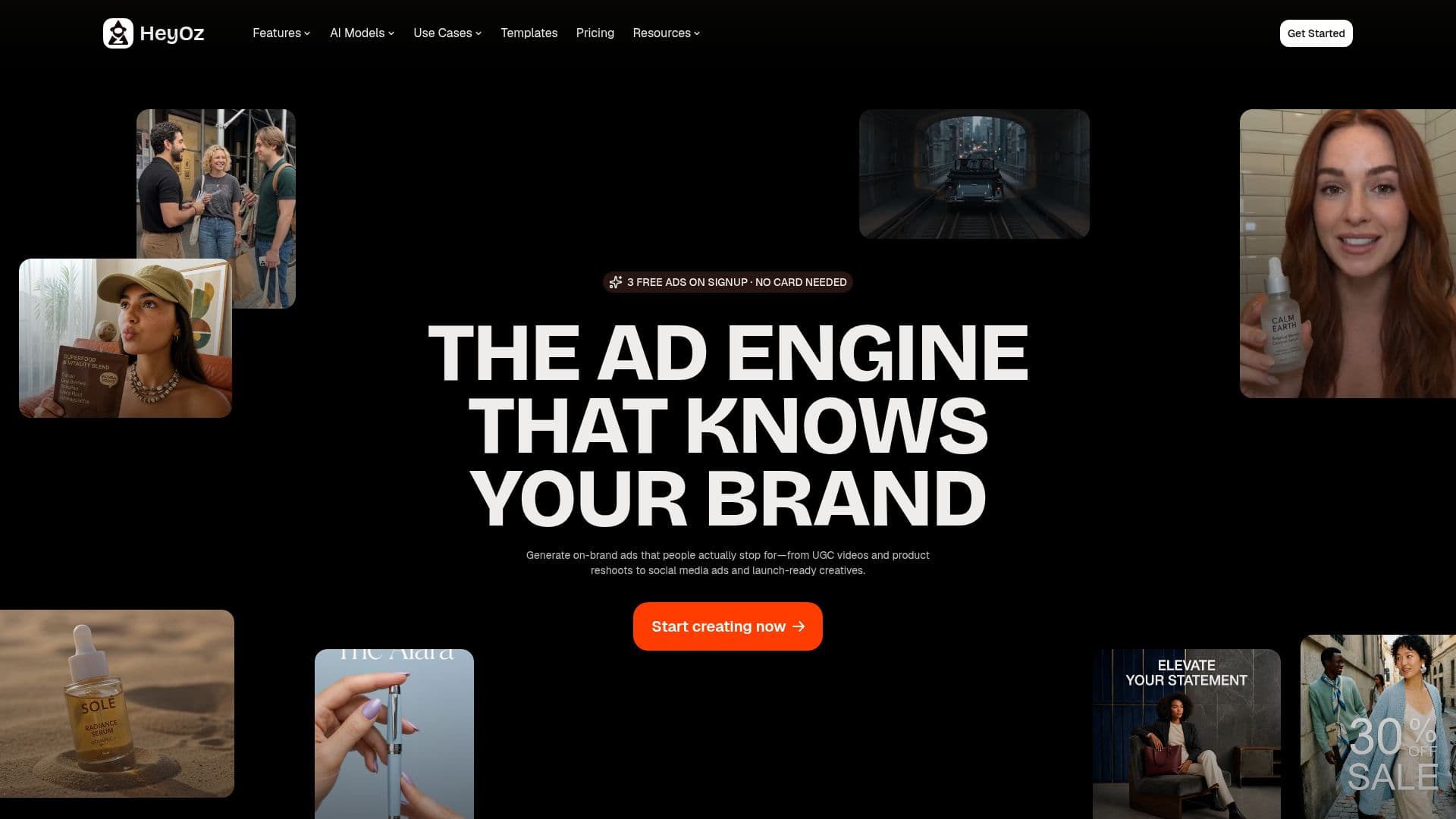 AI Ad Generator | HeyOz screenshot