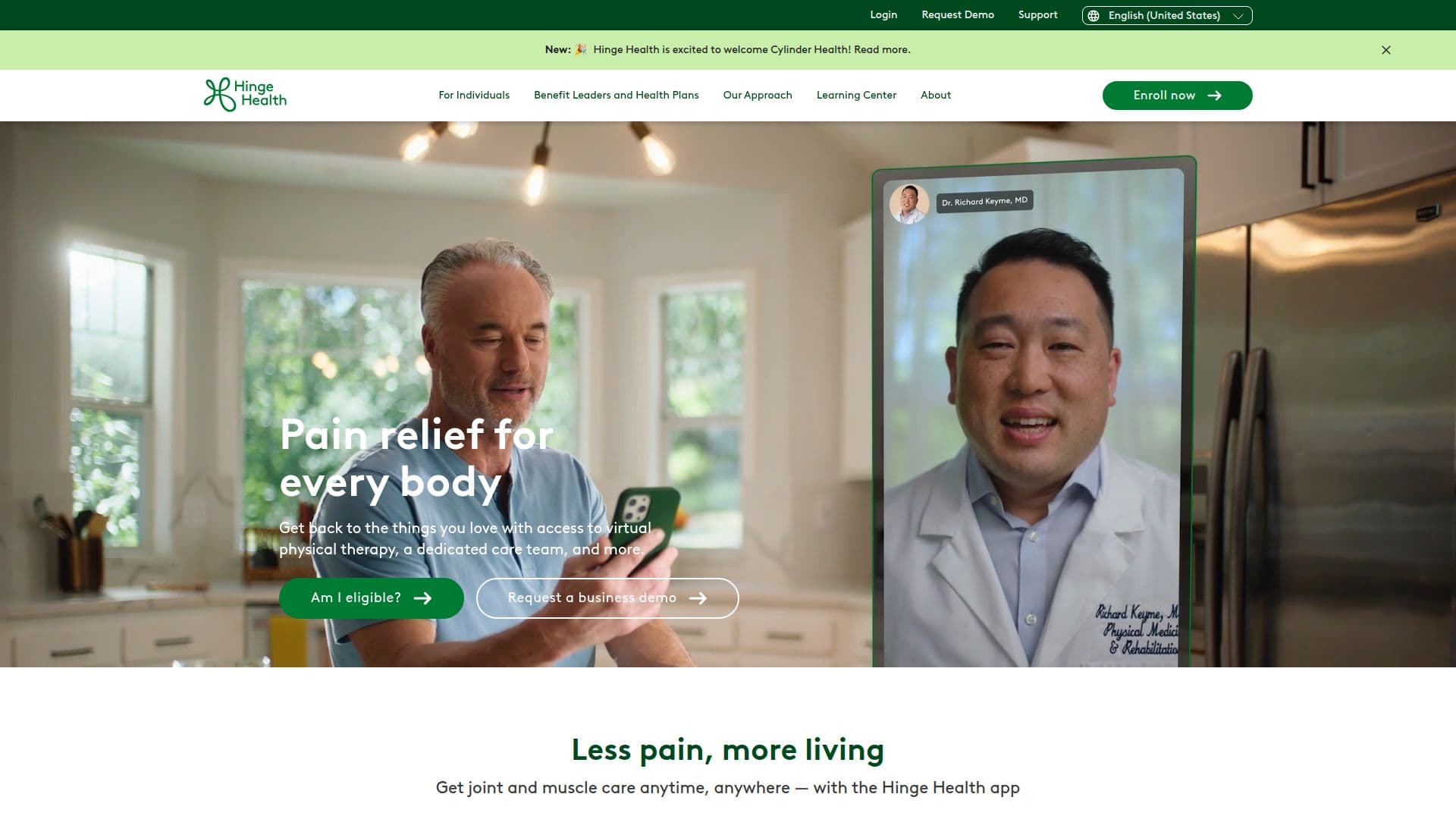 Hinge Health: Виртуальная физиотерапия screenshot