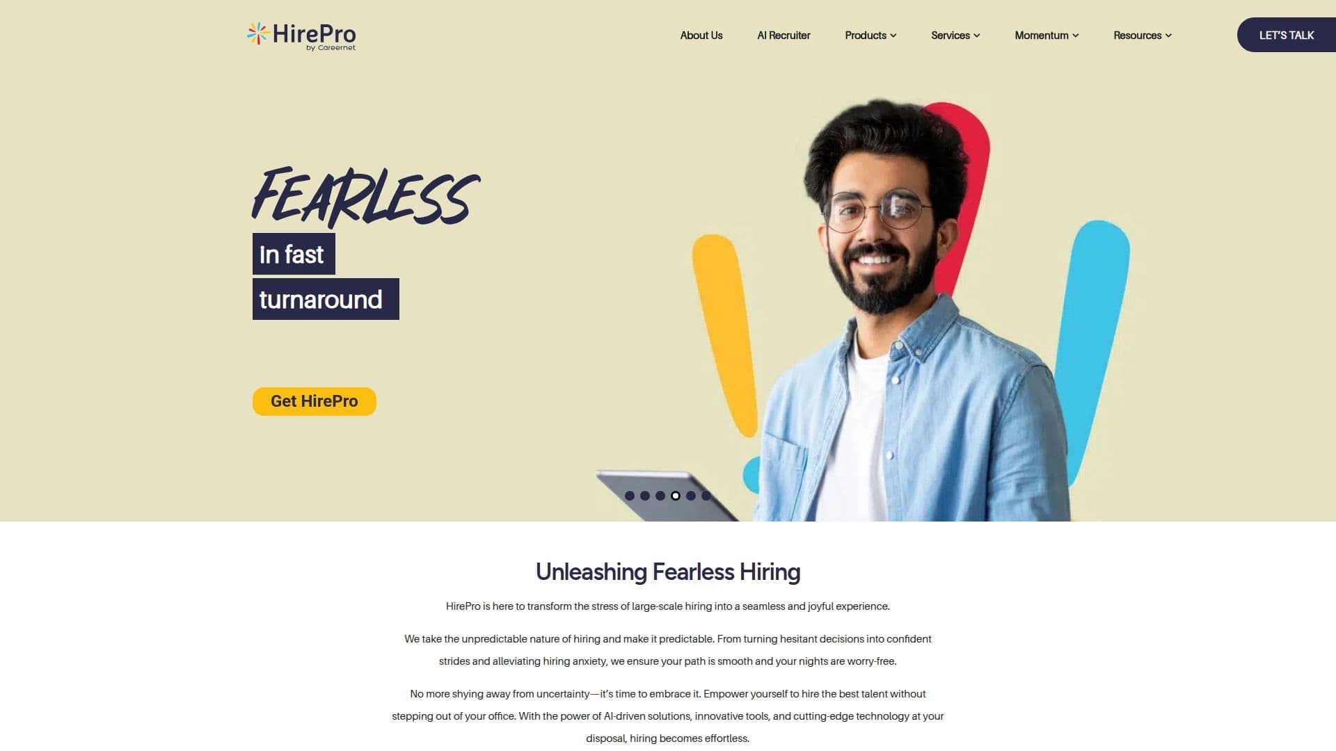 HirePro: Виртуальная платформа для найма screenshot