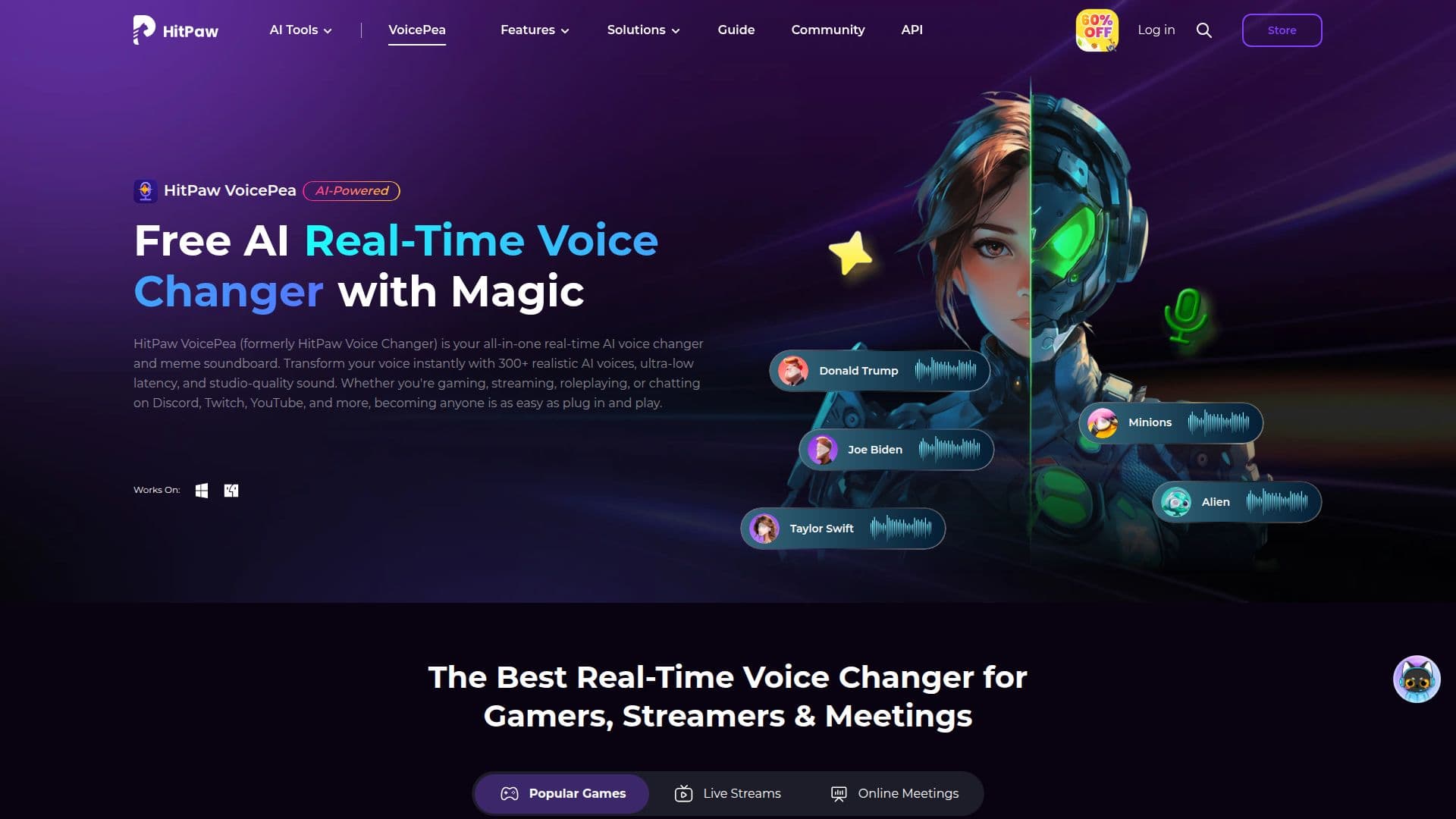 HitPaw VoicePea screenshot