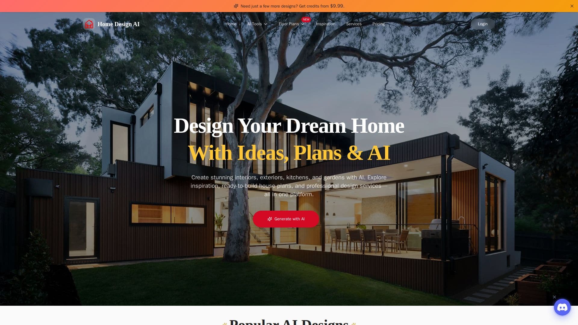 Captura de pantalla de Home Design AI