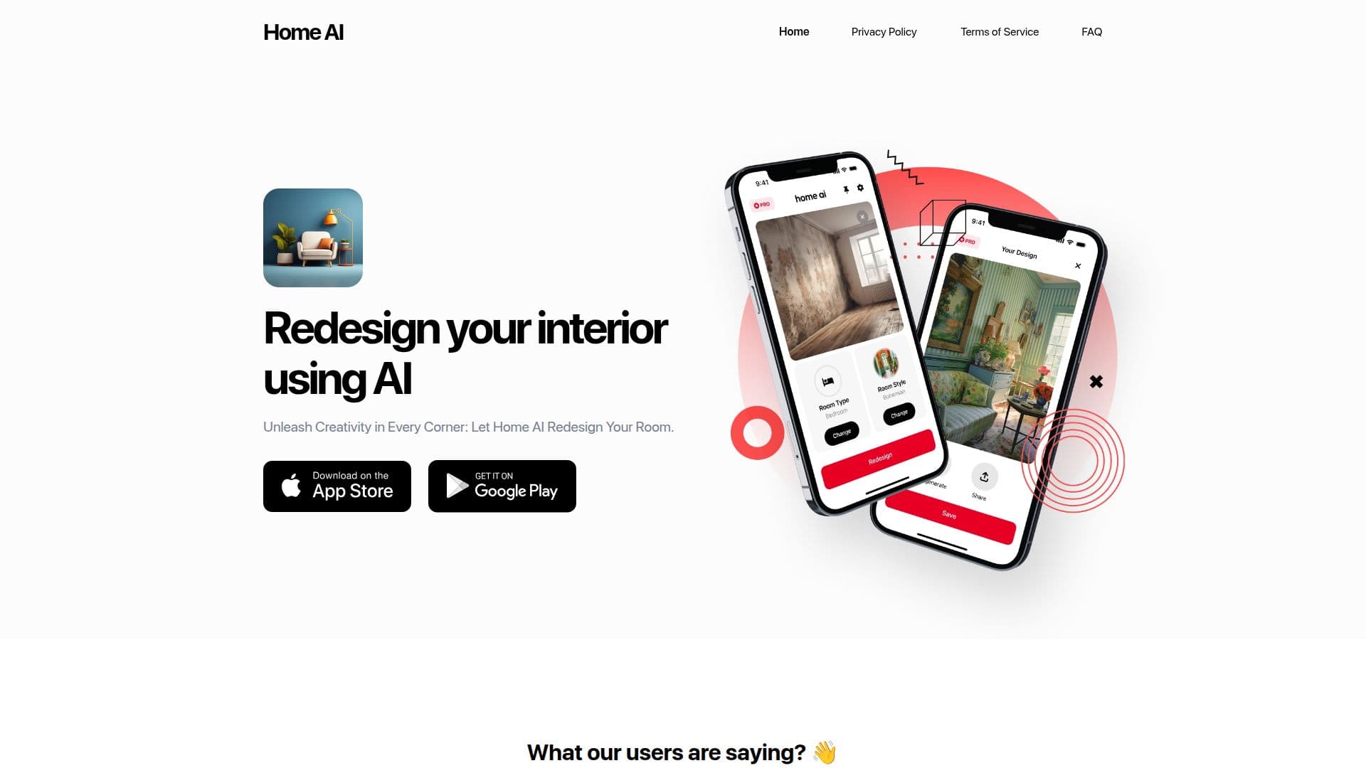 Home AI - Interior Redesign Tool screenshot