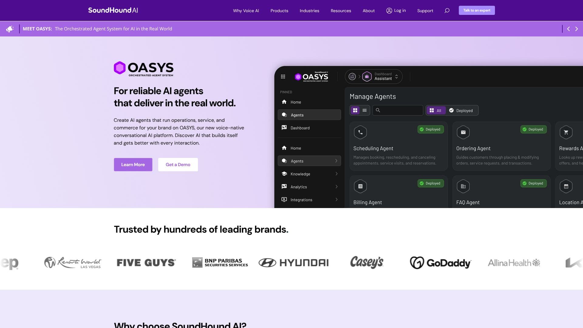 Скриншот SoundHound AI