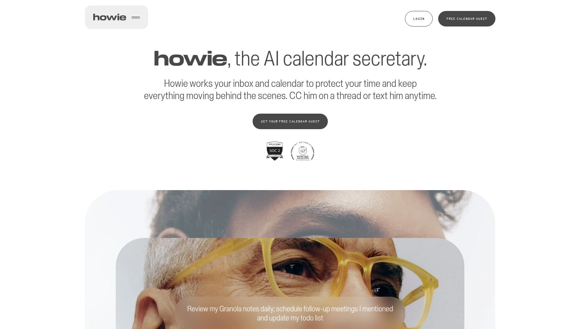 Captura de pantalla de Howie