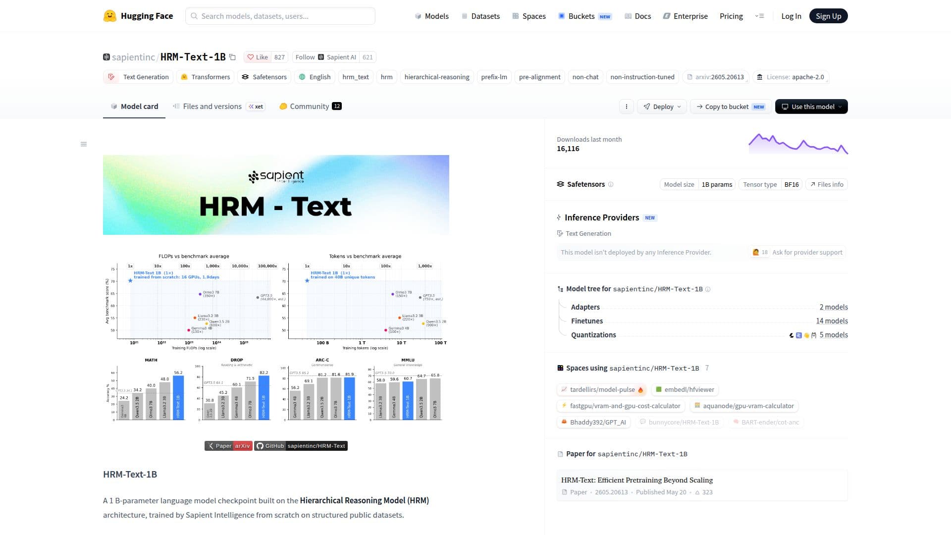 HRM-Text-1B screenshot