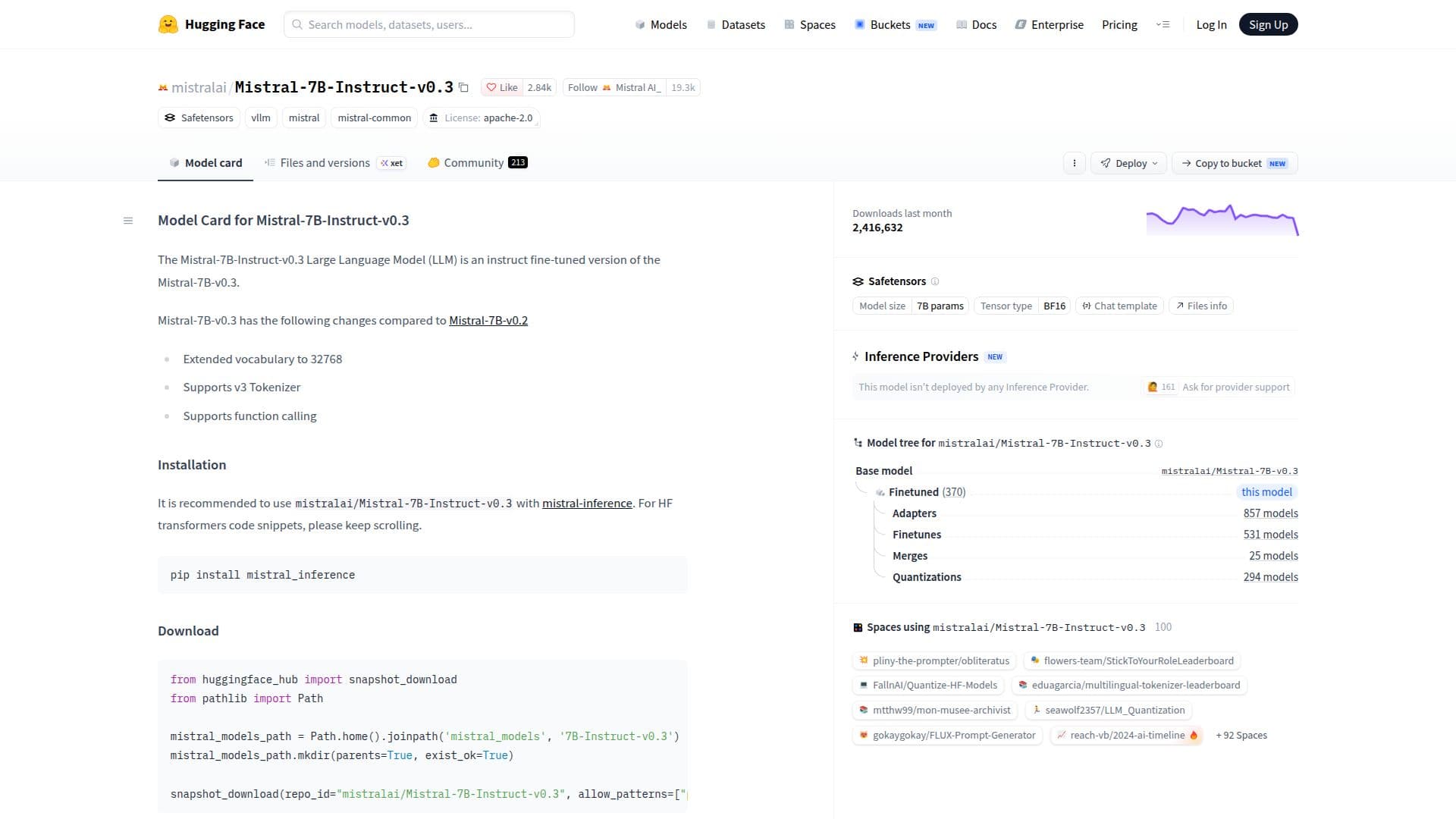 Mistral-7B-Instruct-v0.3 screenshot