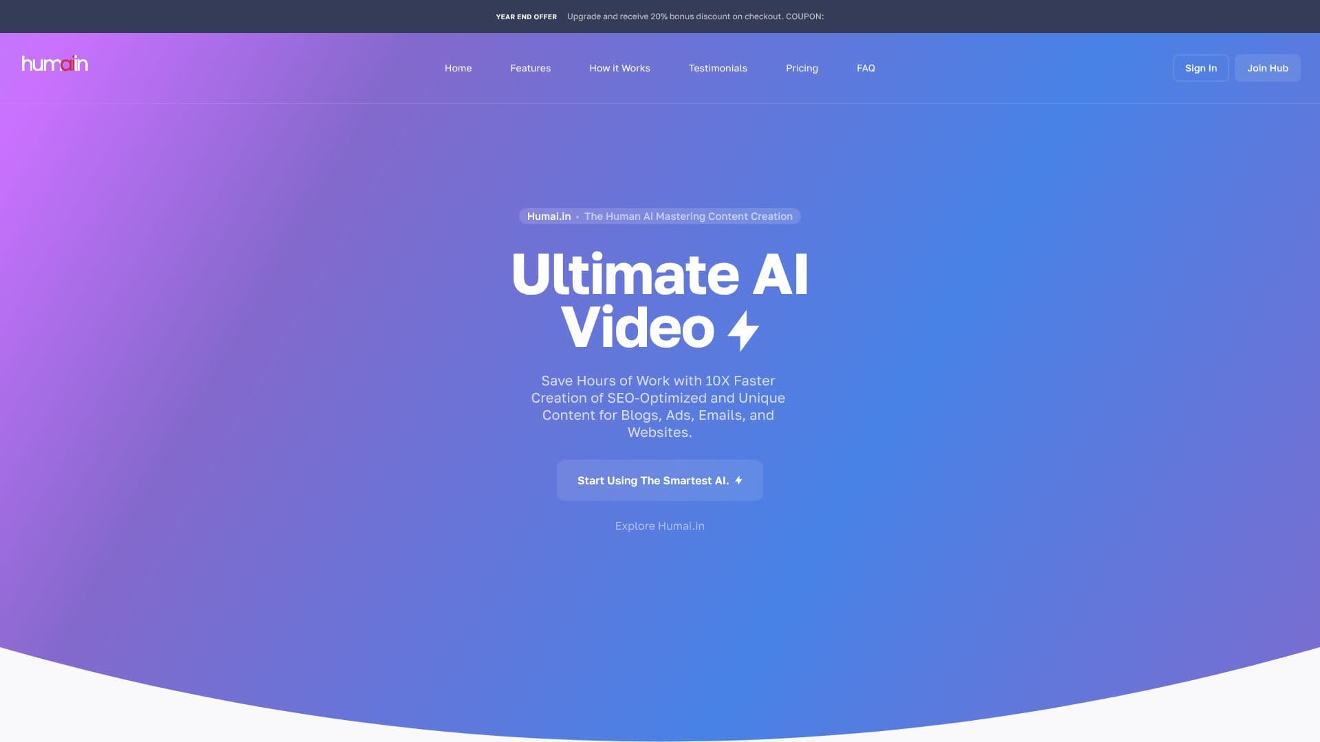 Screenshot von Humai.in