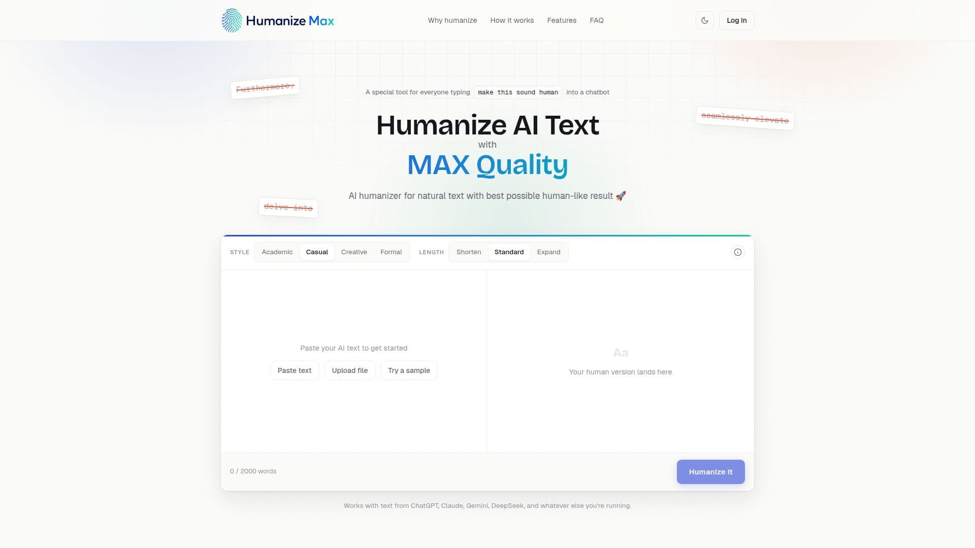 HumanizeMax screenshot