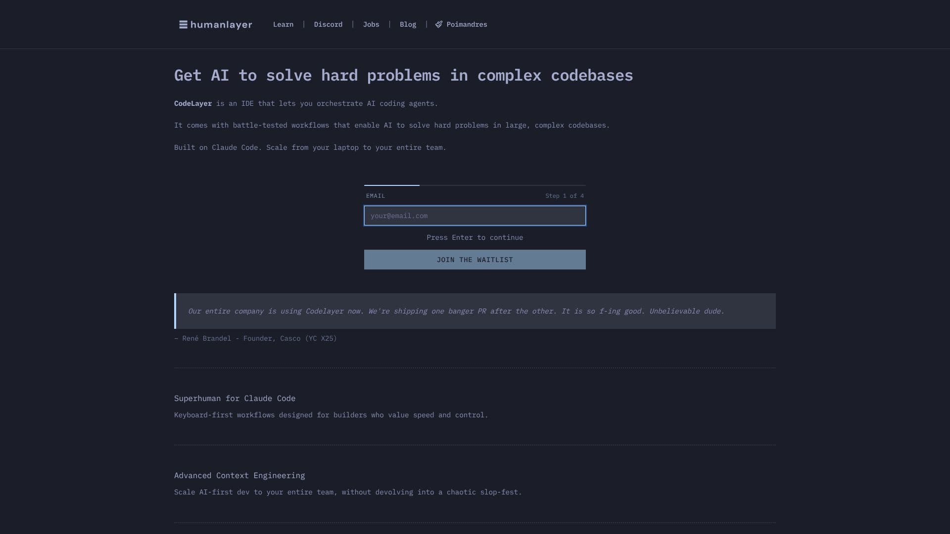 HumanLayer screenshot