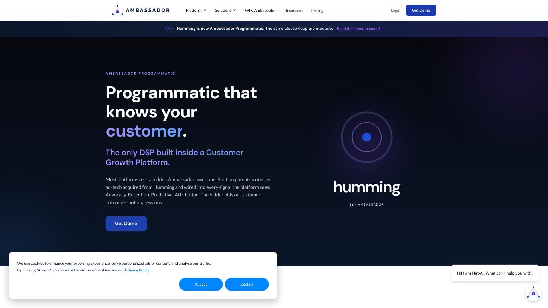 لقطة شاشة لـ Ambassador Programmatic