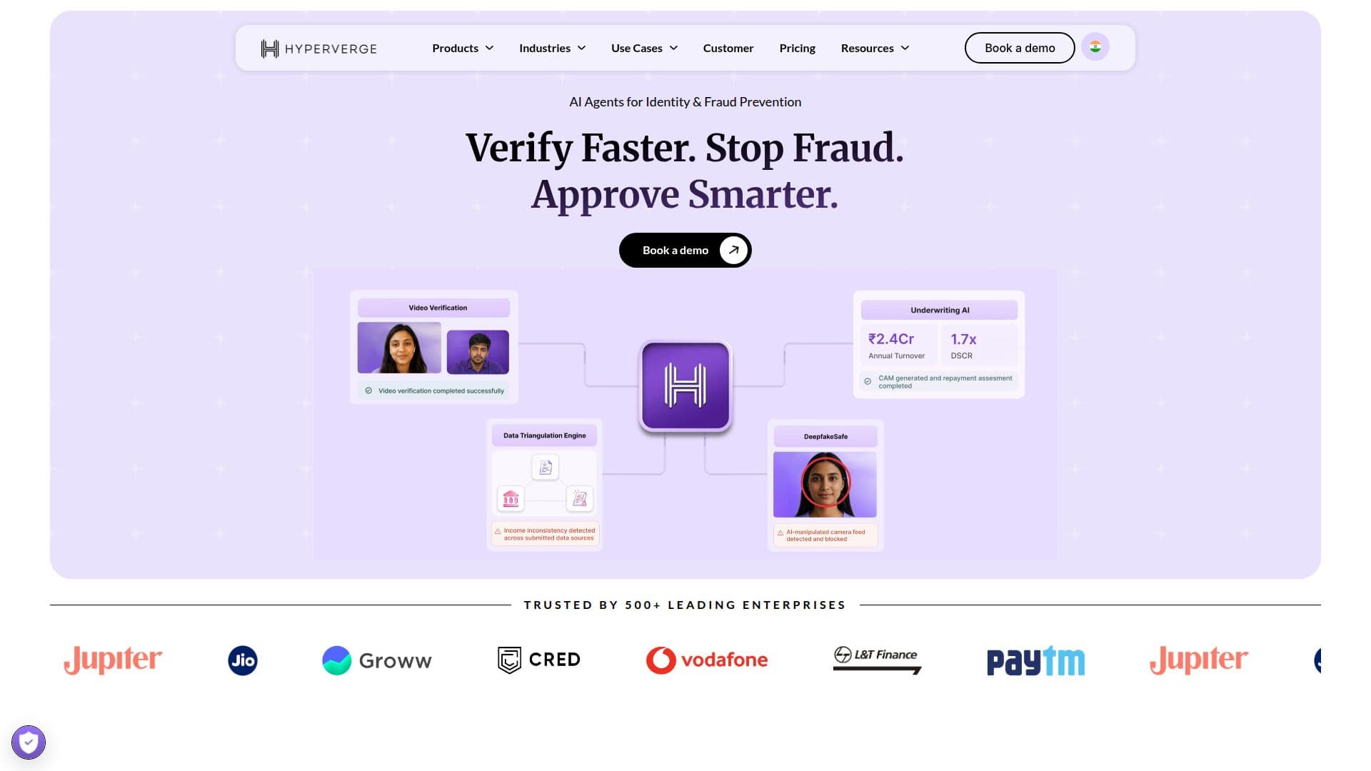 HyperVerge AI-powered KYC Software screenshot
