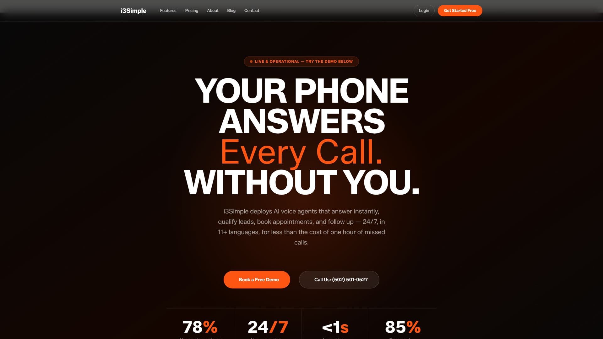 Tangkapan layar i3Simple Web Solutions