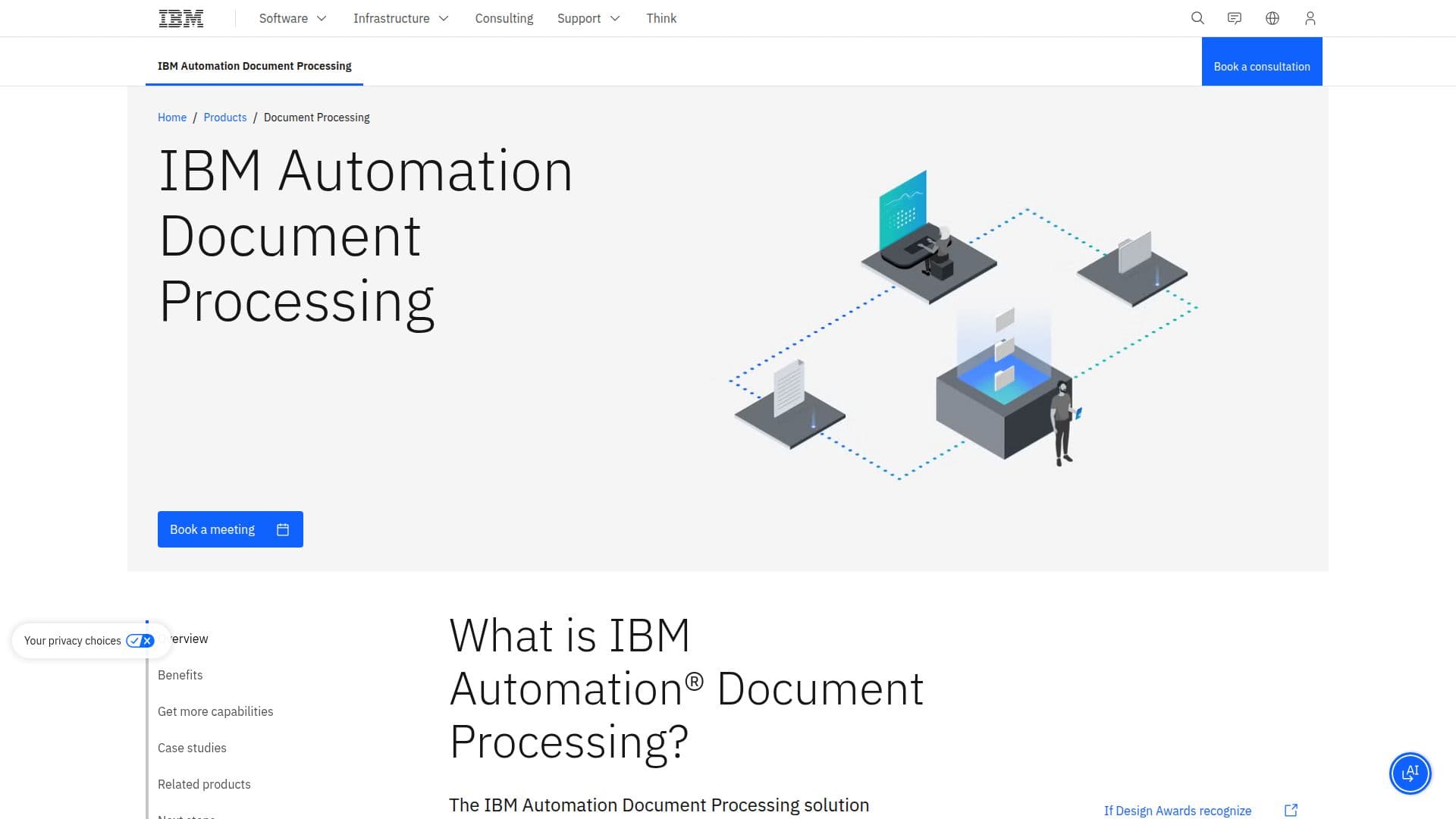 IBM Document Processing screenshot