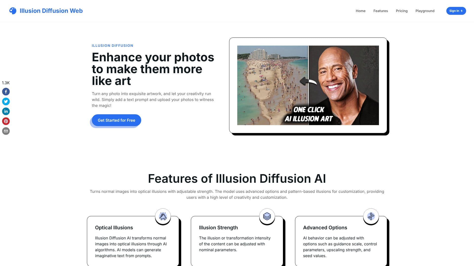 Screenshot von Illusion Diffusion