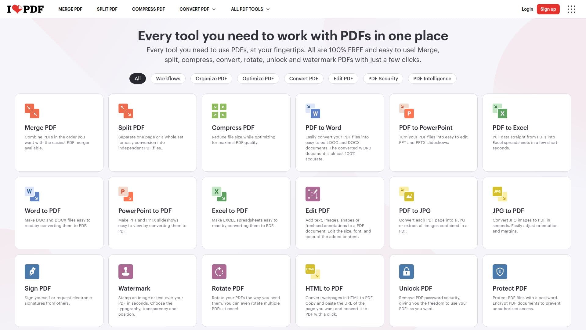 iLovePDF | Alat PDF Online screenshot