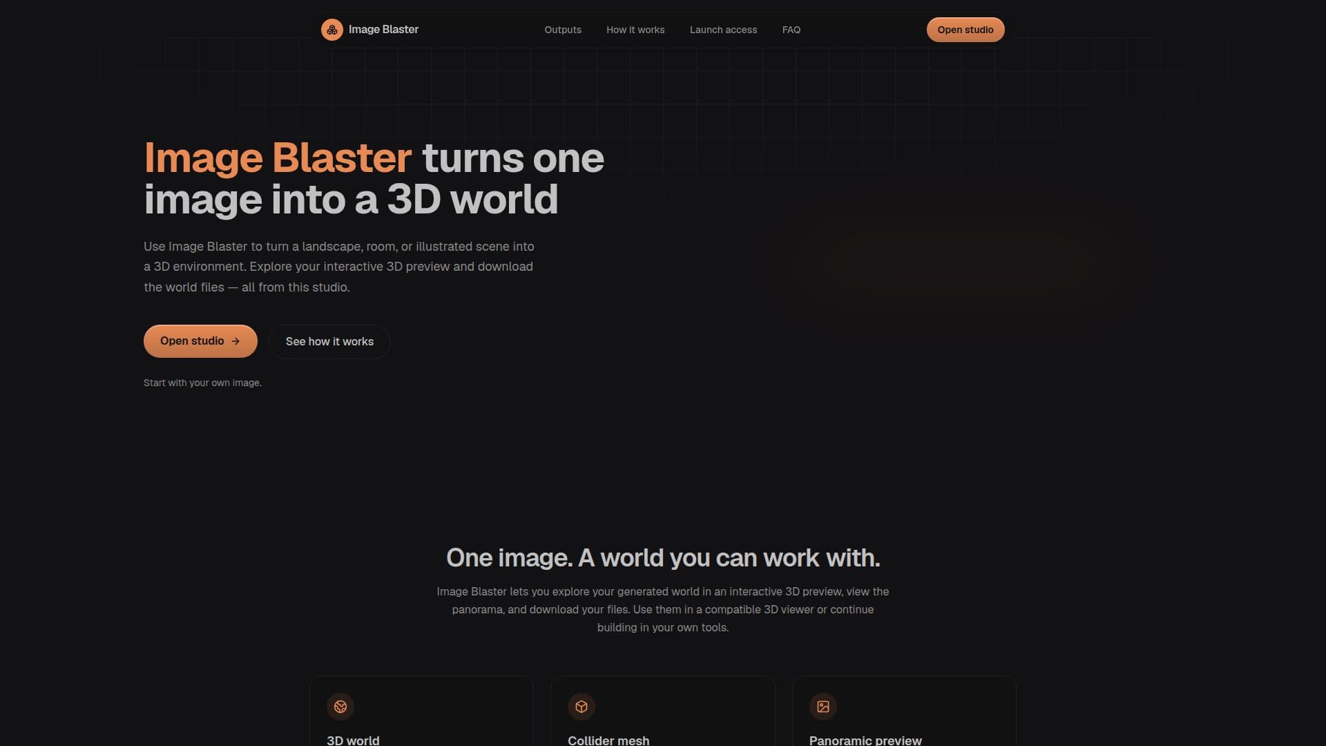 Screenshot von Image Blaster