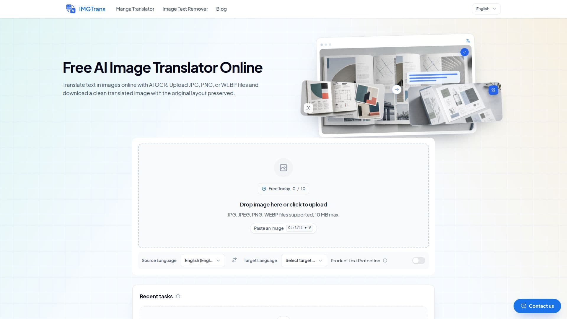 Screenshot von IMGTrans