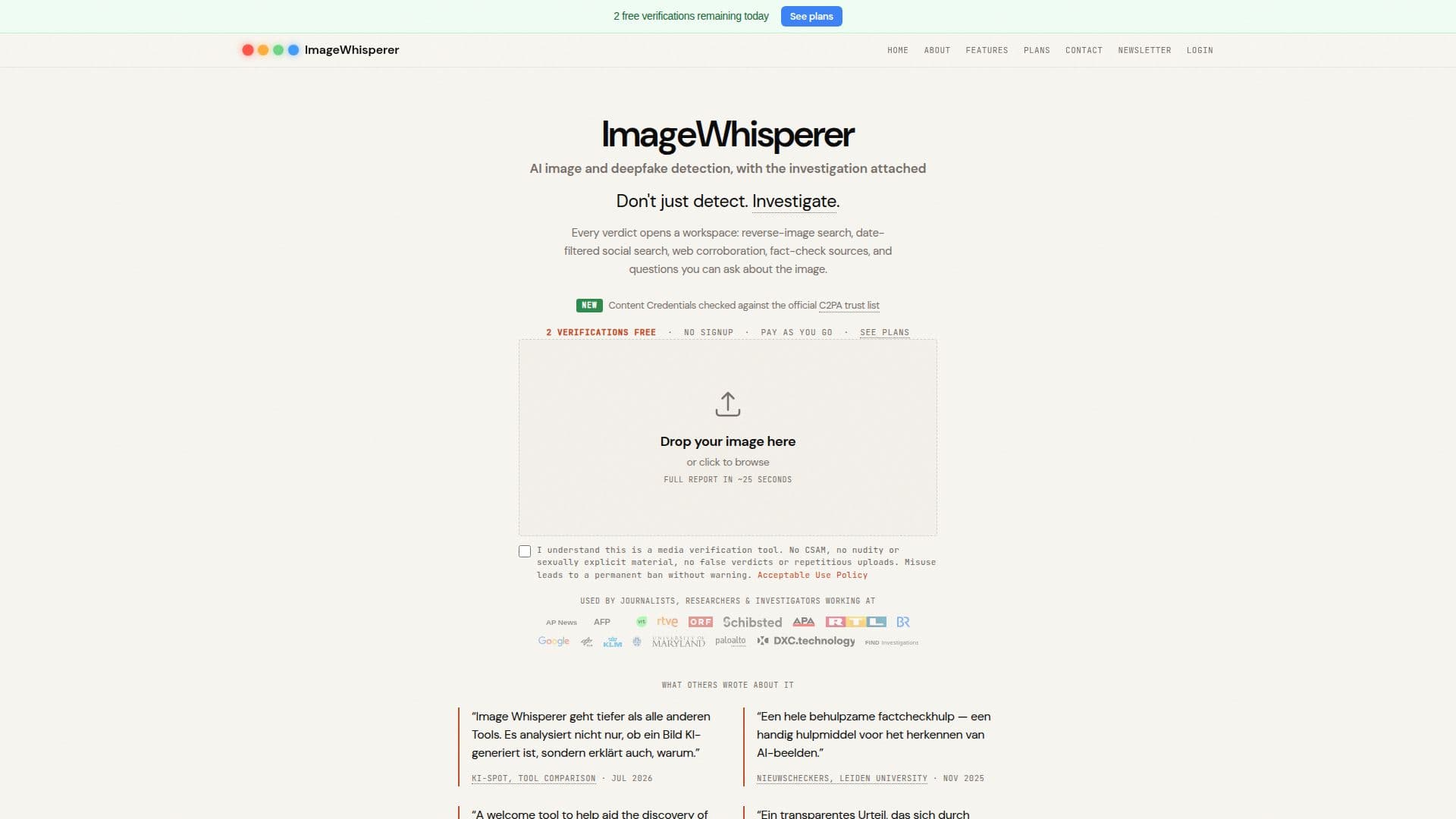 ImageWhisperer 스크린샷