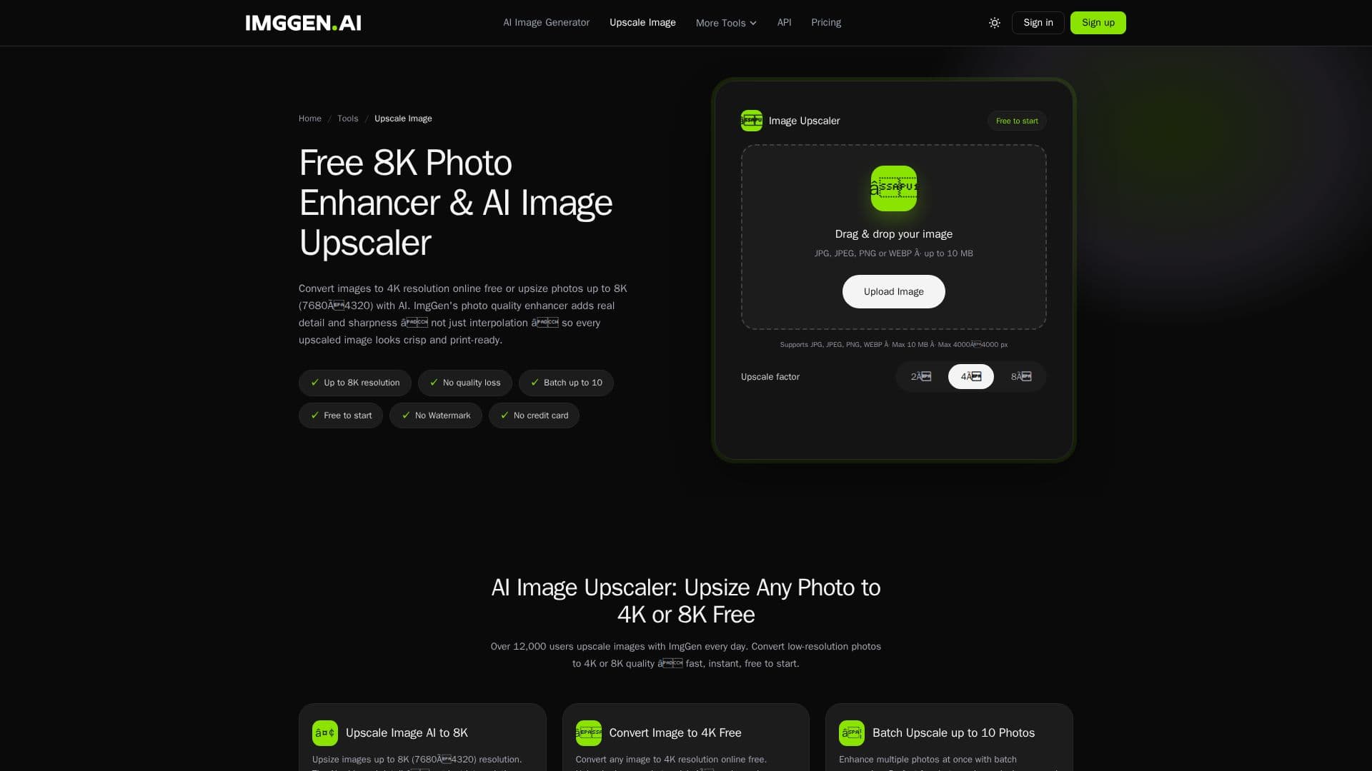 ImgGen AI screenshot