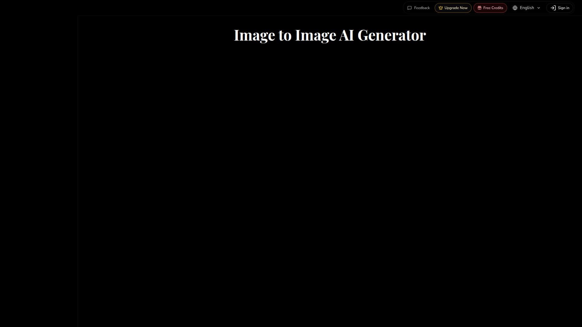 Скриншот Image to Image AI