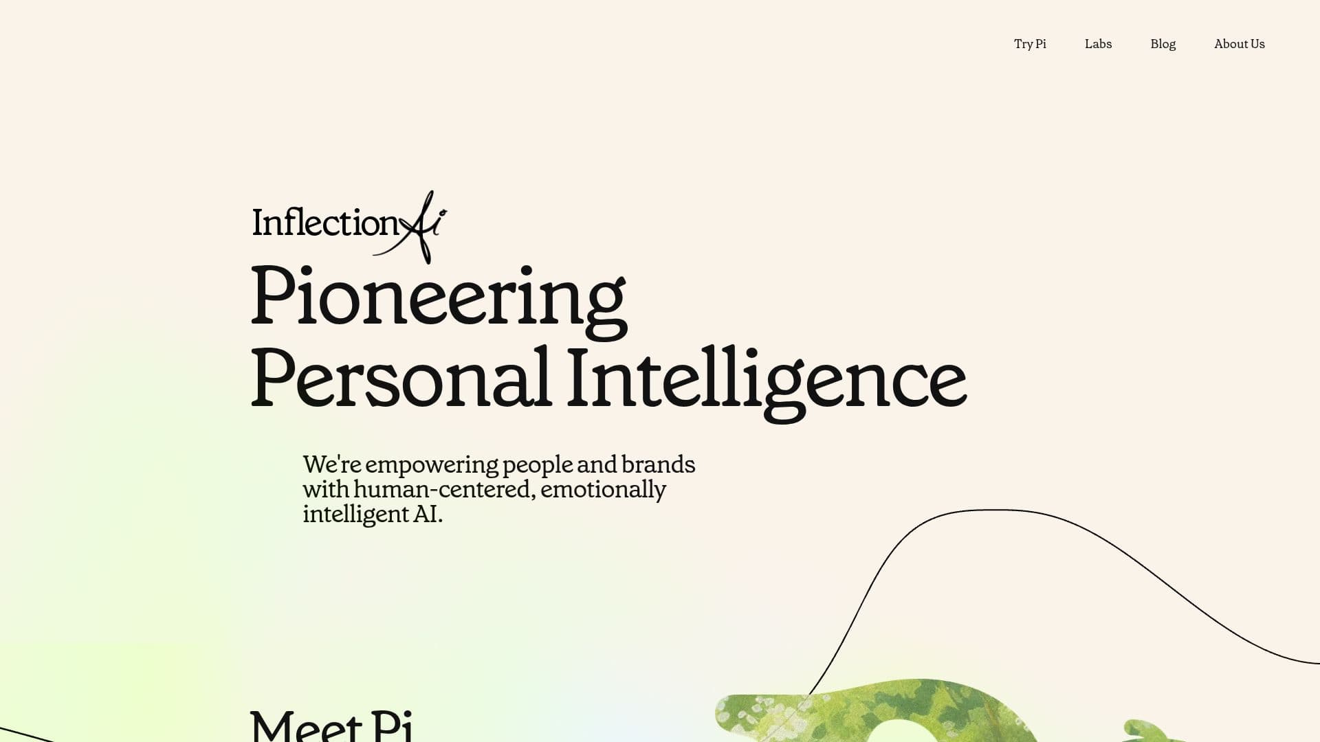 لقطة شاشة لـ إنفلكشن AI