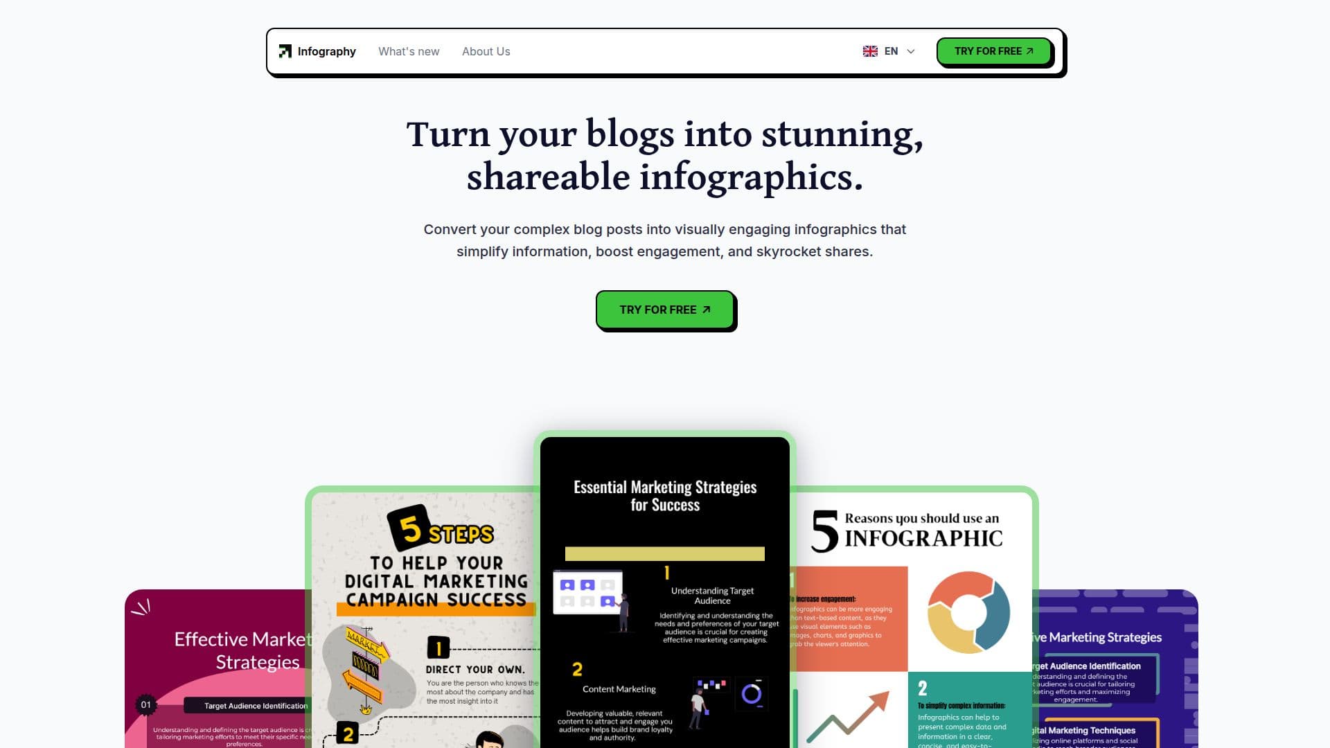Infography screenshot