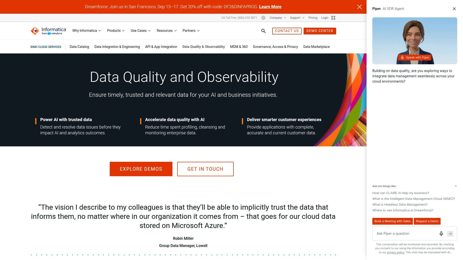 Informatica Data Quality Solutions screenshot