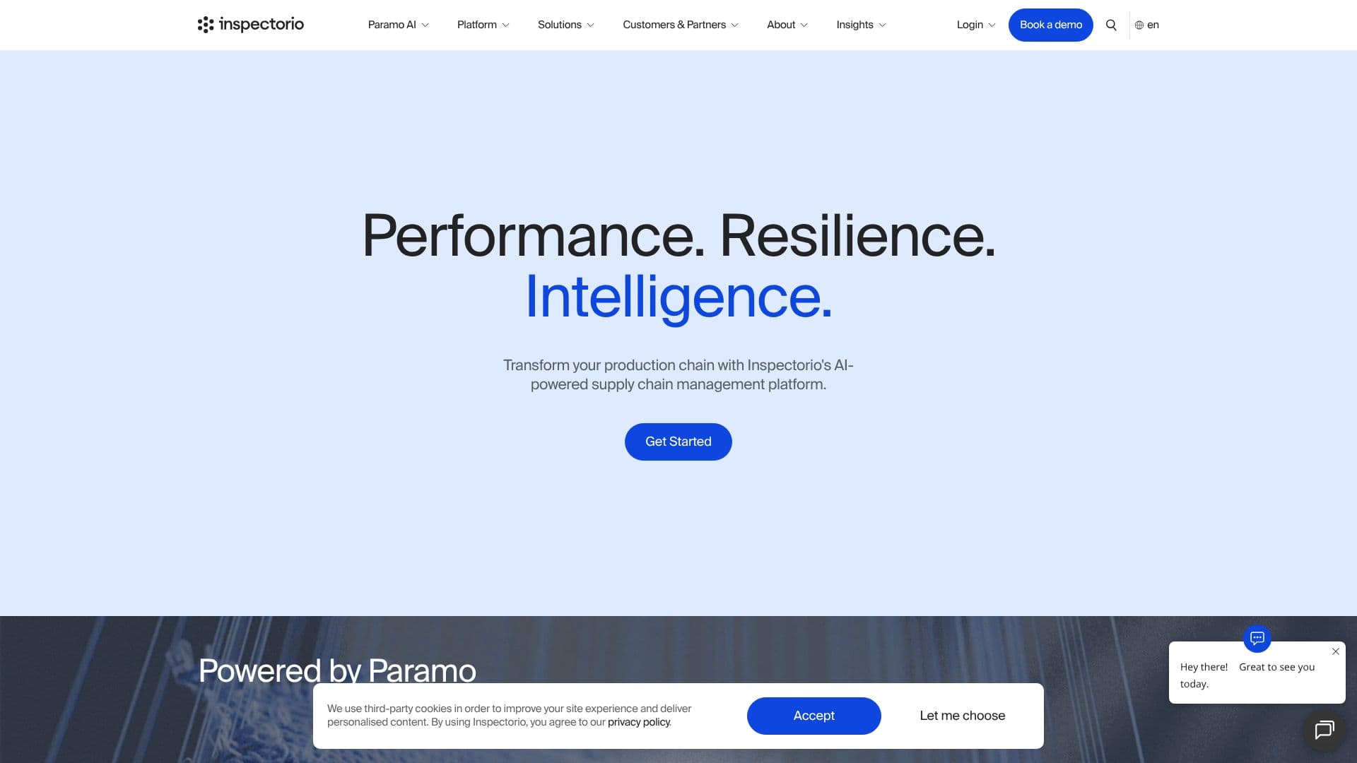 Inspectorio Supply Chain Management screenshot