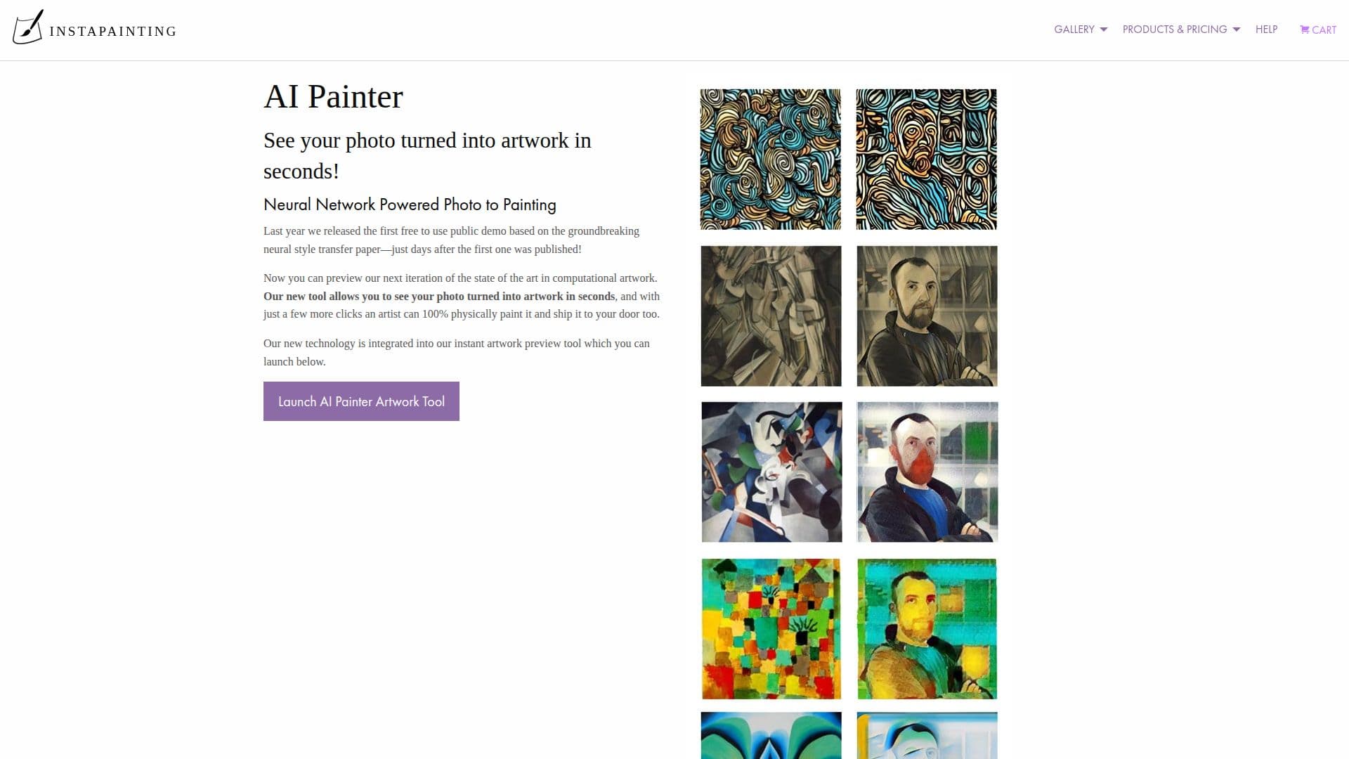 AI Painter - Instapainting screenshot