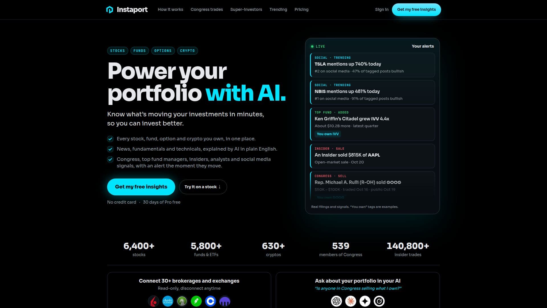 Instaport screenshot