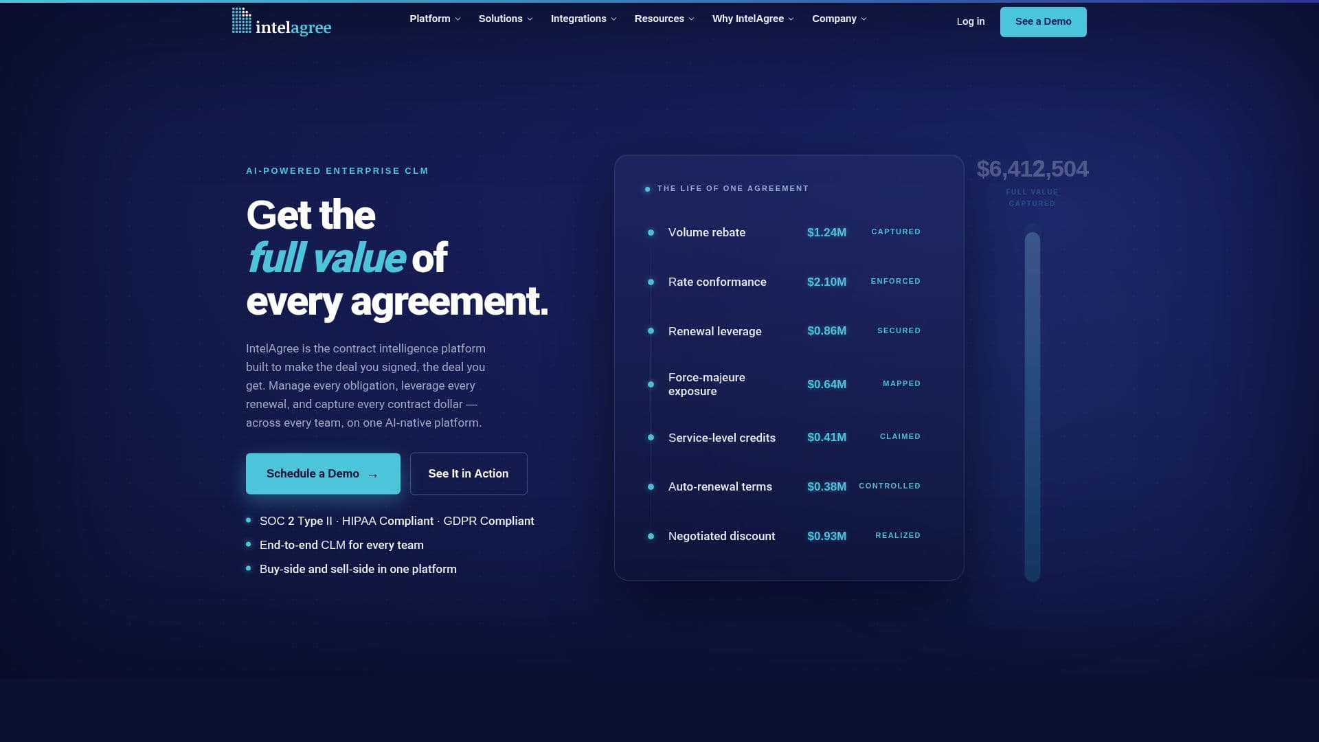 IntelAgree | منصة ذكاء العقود screenshot