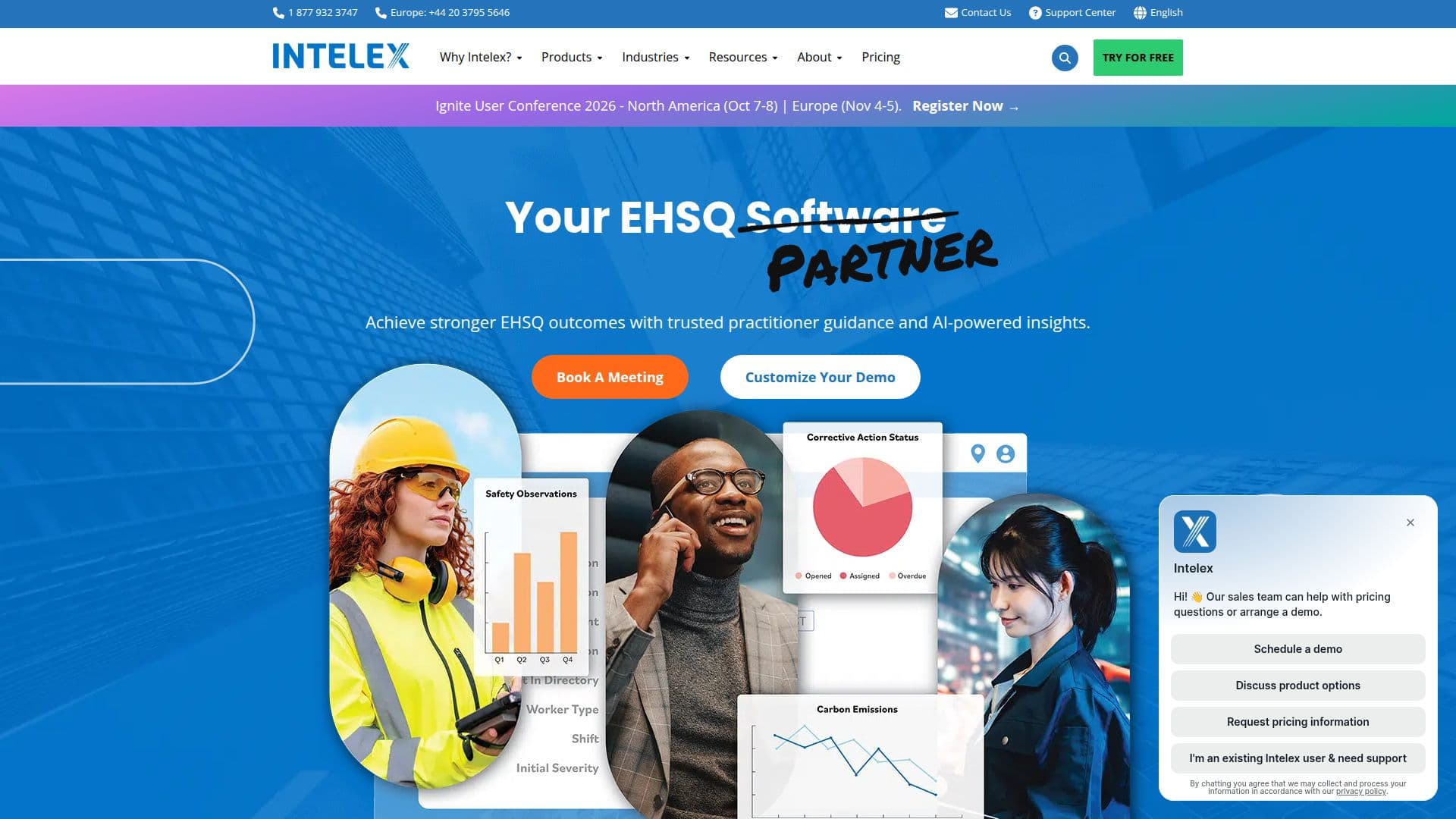 Intelex EHS & Quality Software screenshot